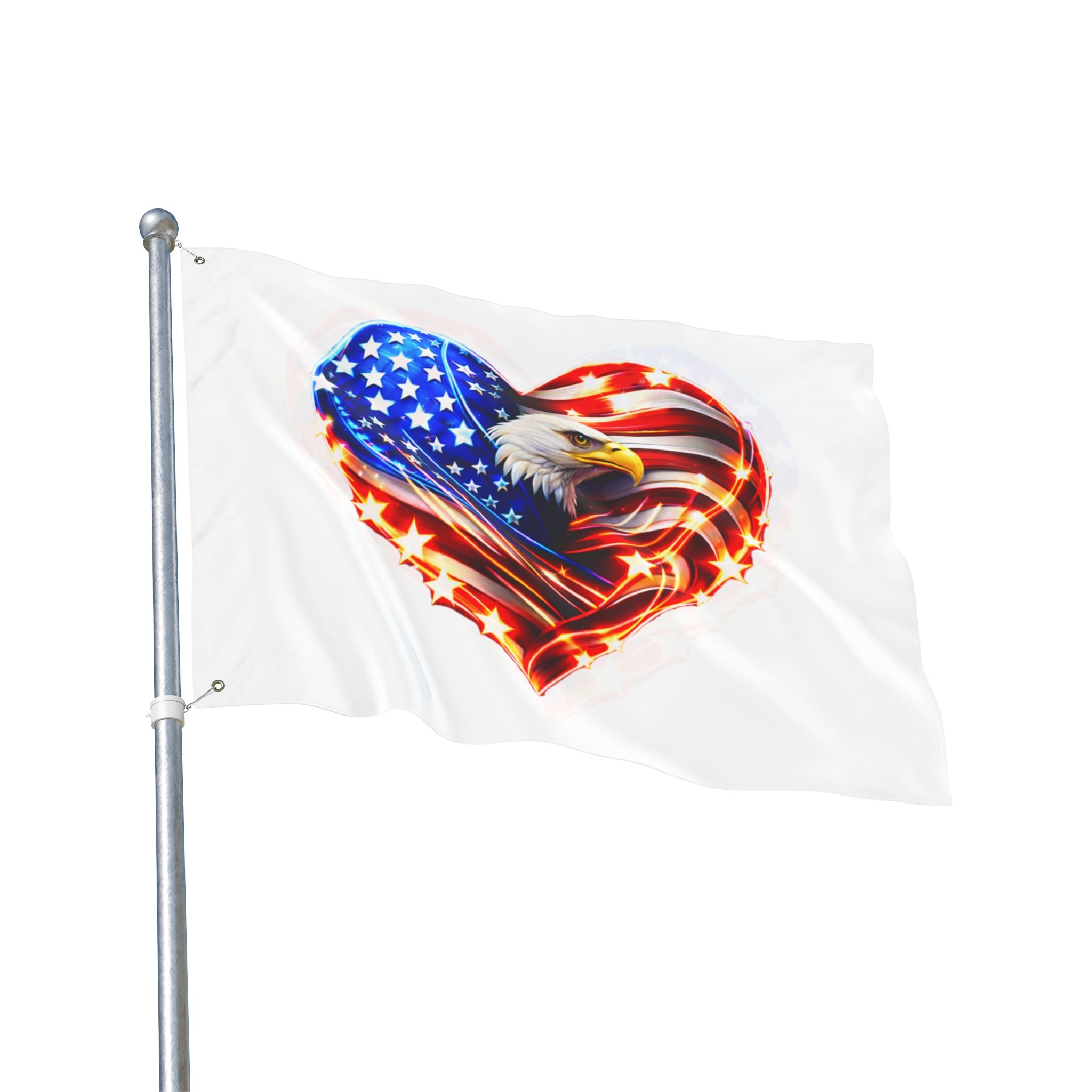 Heart of a Nation Flag - Double-Sided Outdoor Flag