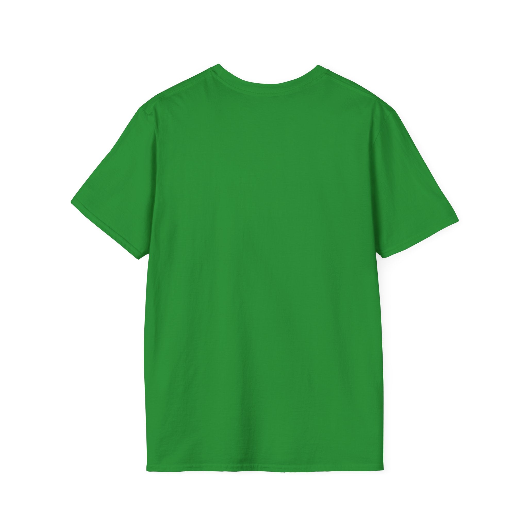 T-Shirt — "Lucky No. Blessed? Absolutely." Green Faith Graphic Tee