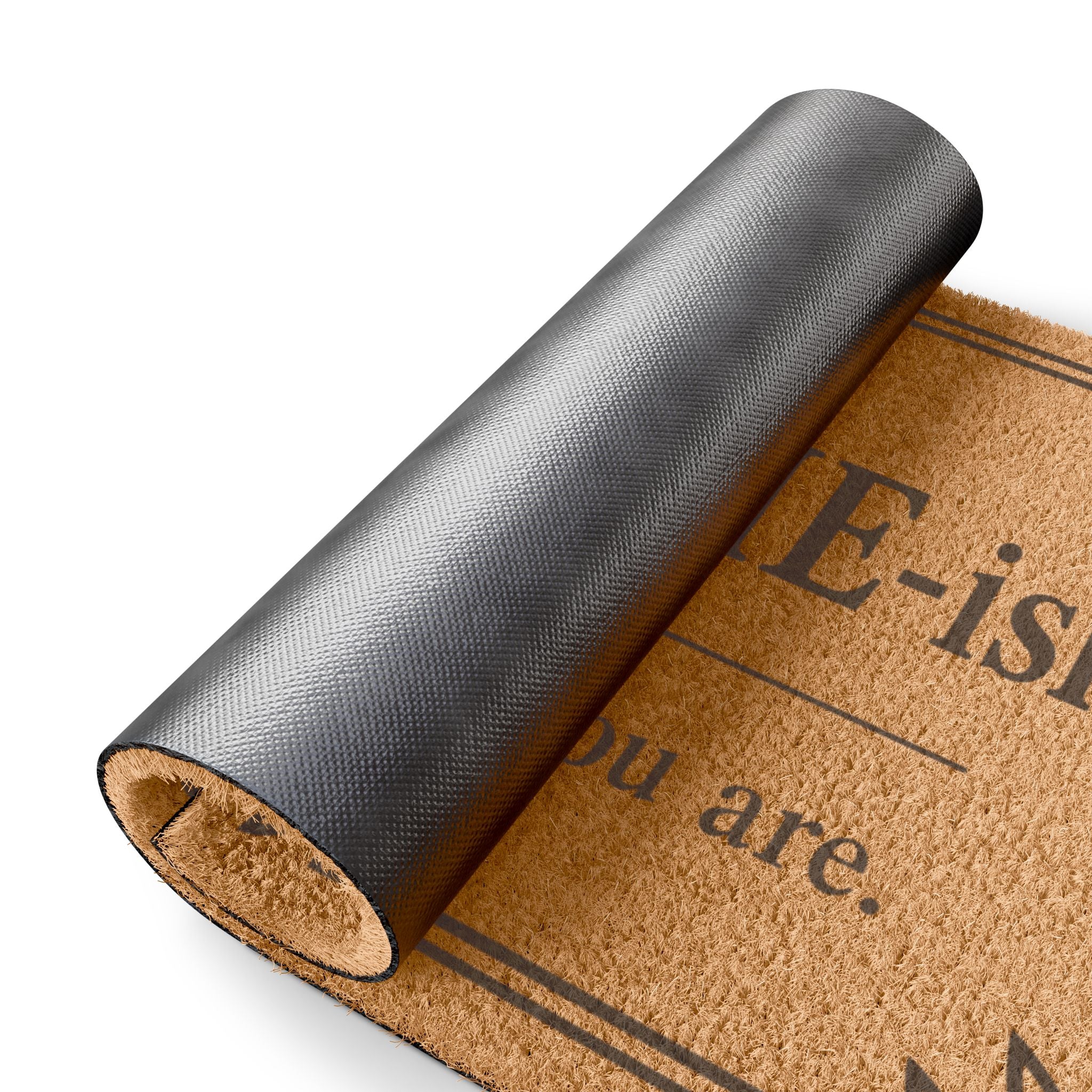 "WELCOME-ish Depends Who You Are" Funny Coir Welcome Doormat