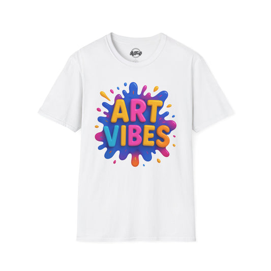 Colorful Art Vibes Unisex T-Shirt, Artistic Tee, Trendy Graphic Shirt, Creative Apparel, Gift for Artists, Summer Fashion