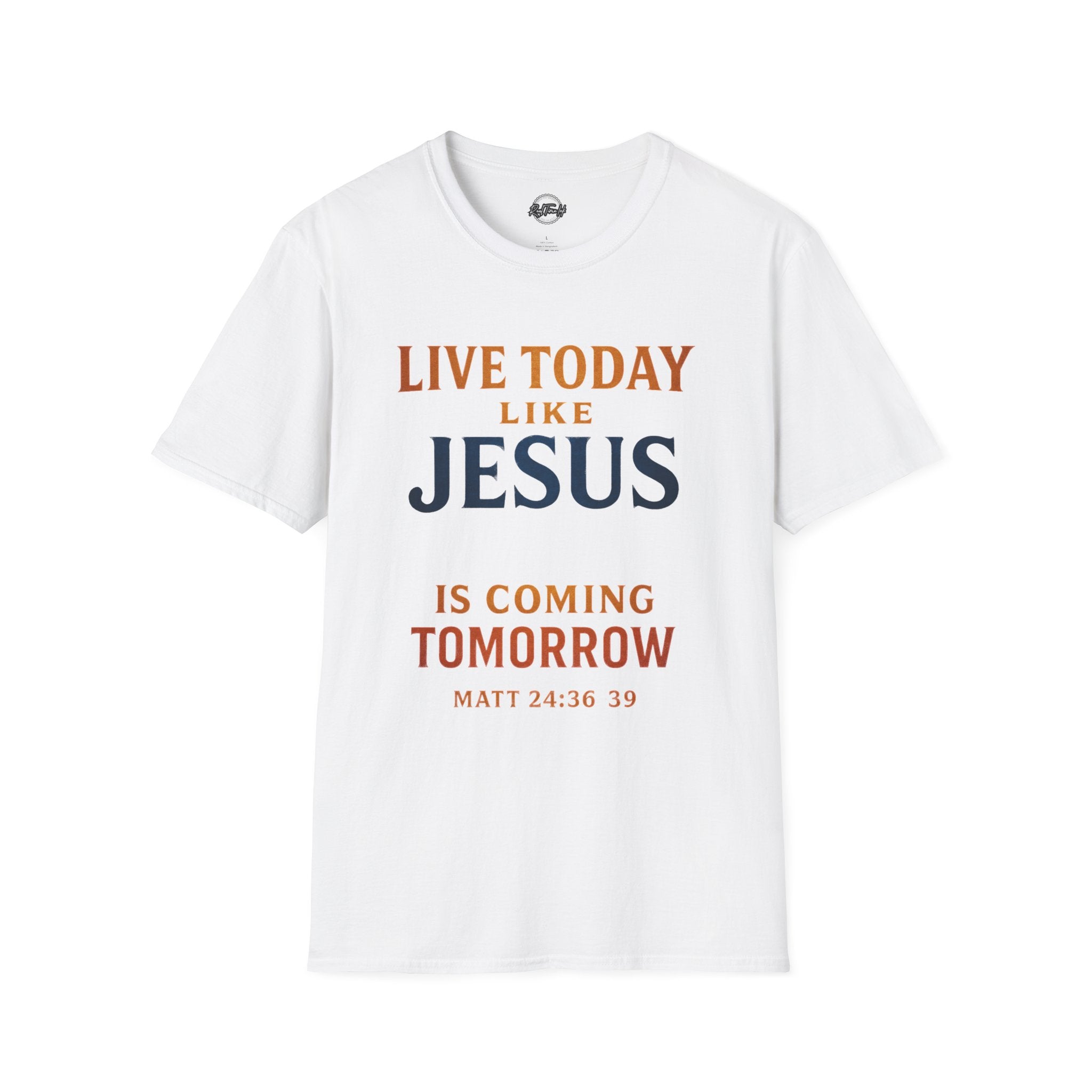 Unisex Christian T-Shirt - Live Today Like Jesus is Coming Tomorrow, Inspirational Gift, Faith-Based Apparel, Casual Wear, Everyday [...]
