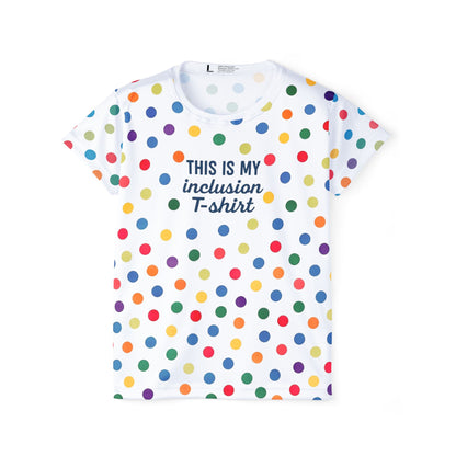 Colorful Inclusion Sports Jersey - Perfect for Team Spirit, Casual Wear, Gifts for Women, Summer Activities