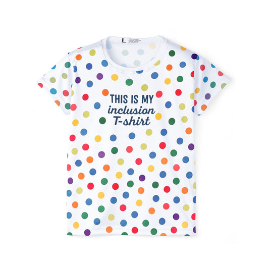 Colorful Inclusion Sports Jersey - Perfect for Team Spirit, Casual Wear, Gifts for Women, Summer Activities