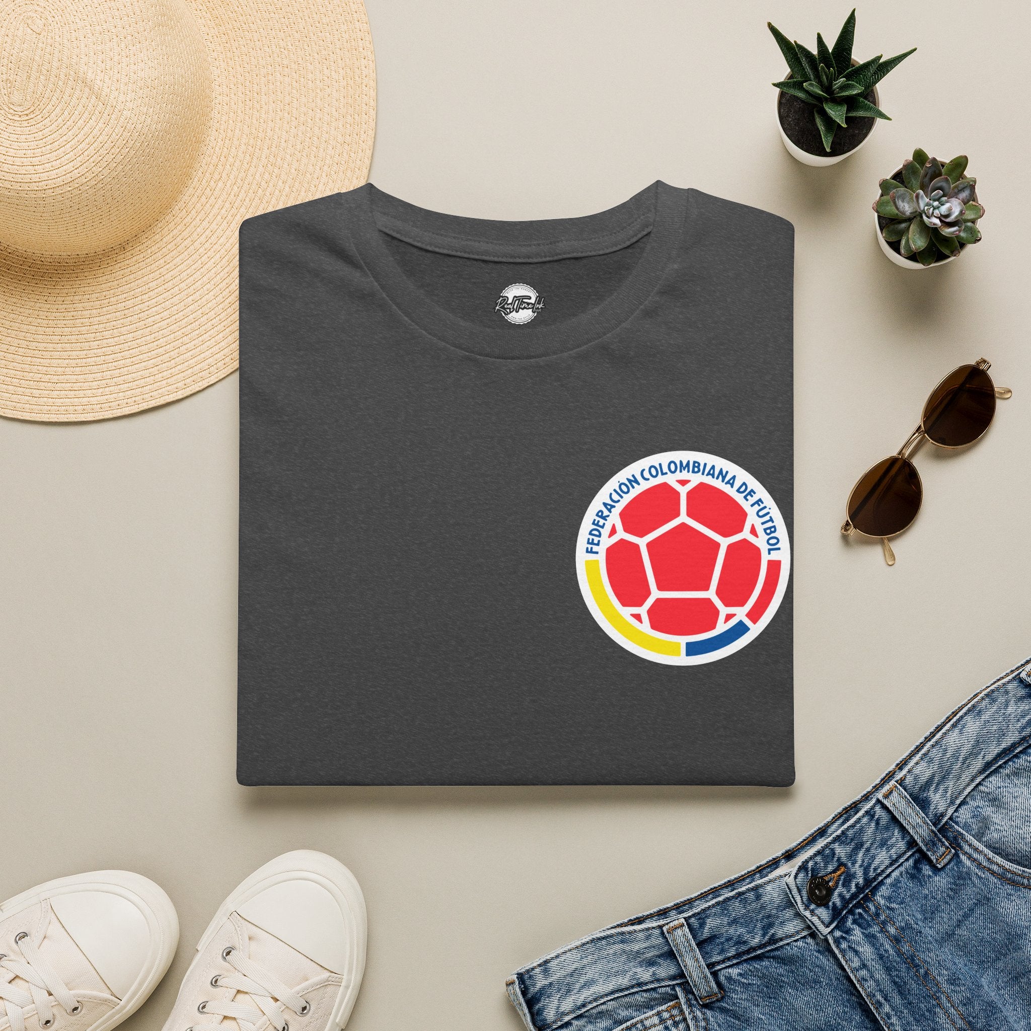 T-Shirt — Colombian Football Emblem Tee (Federación Colombiana de Fútbol)