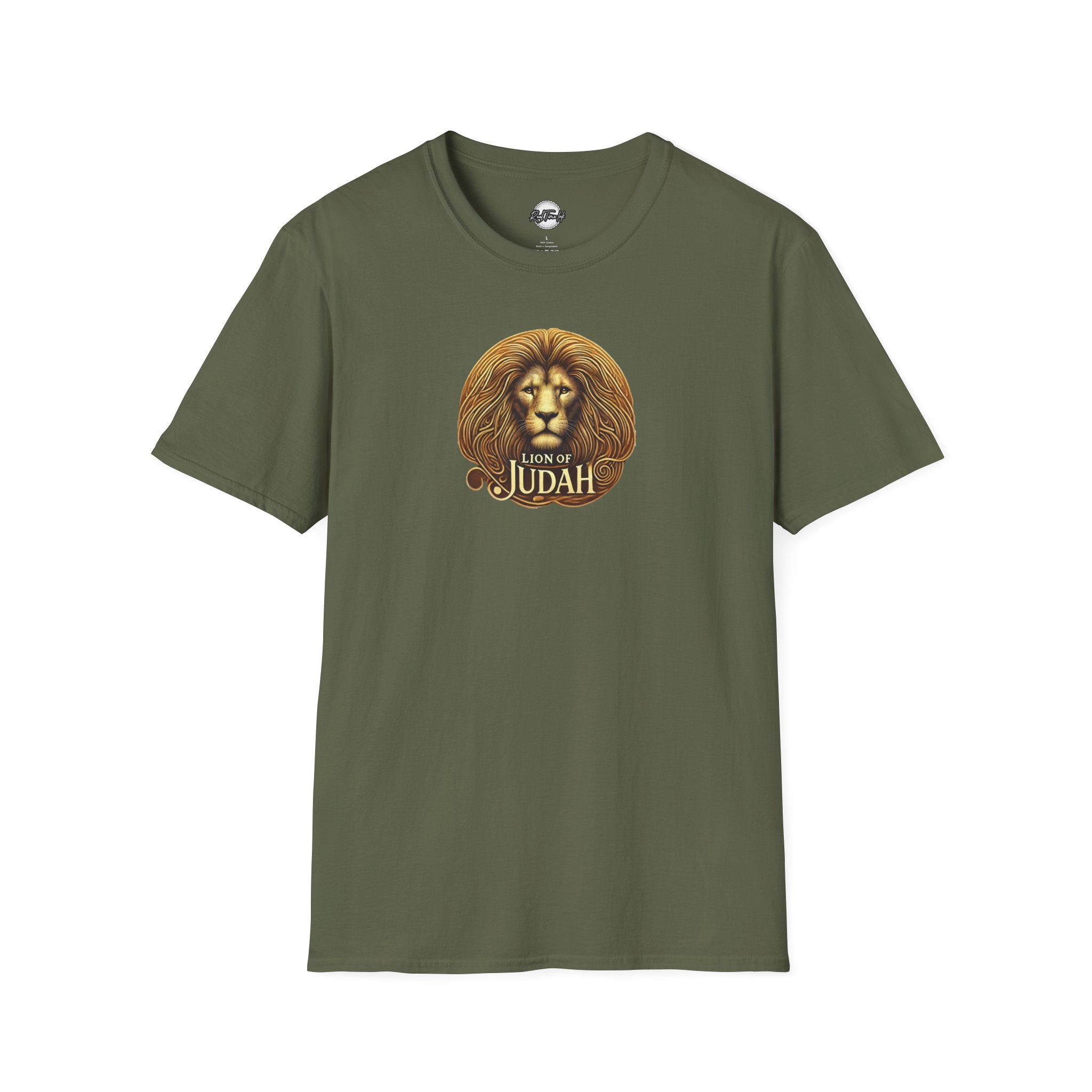 Lion of Judah Unisex Softstyle T-Shirt - Spiritual and Inspirational Apparel