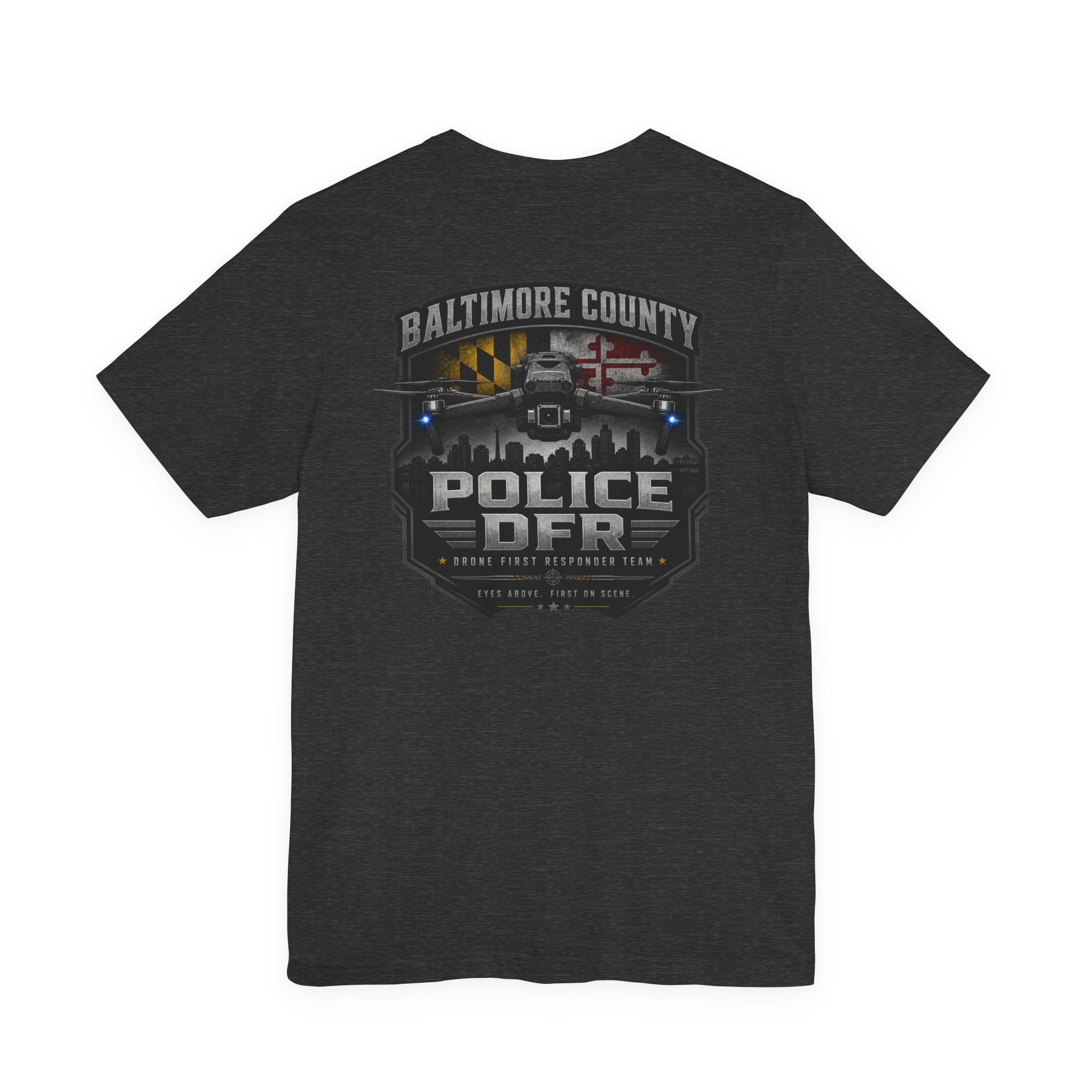 Police D.F.R. Baltimore County T-Shirt — Law Enforcement Support Tee