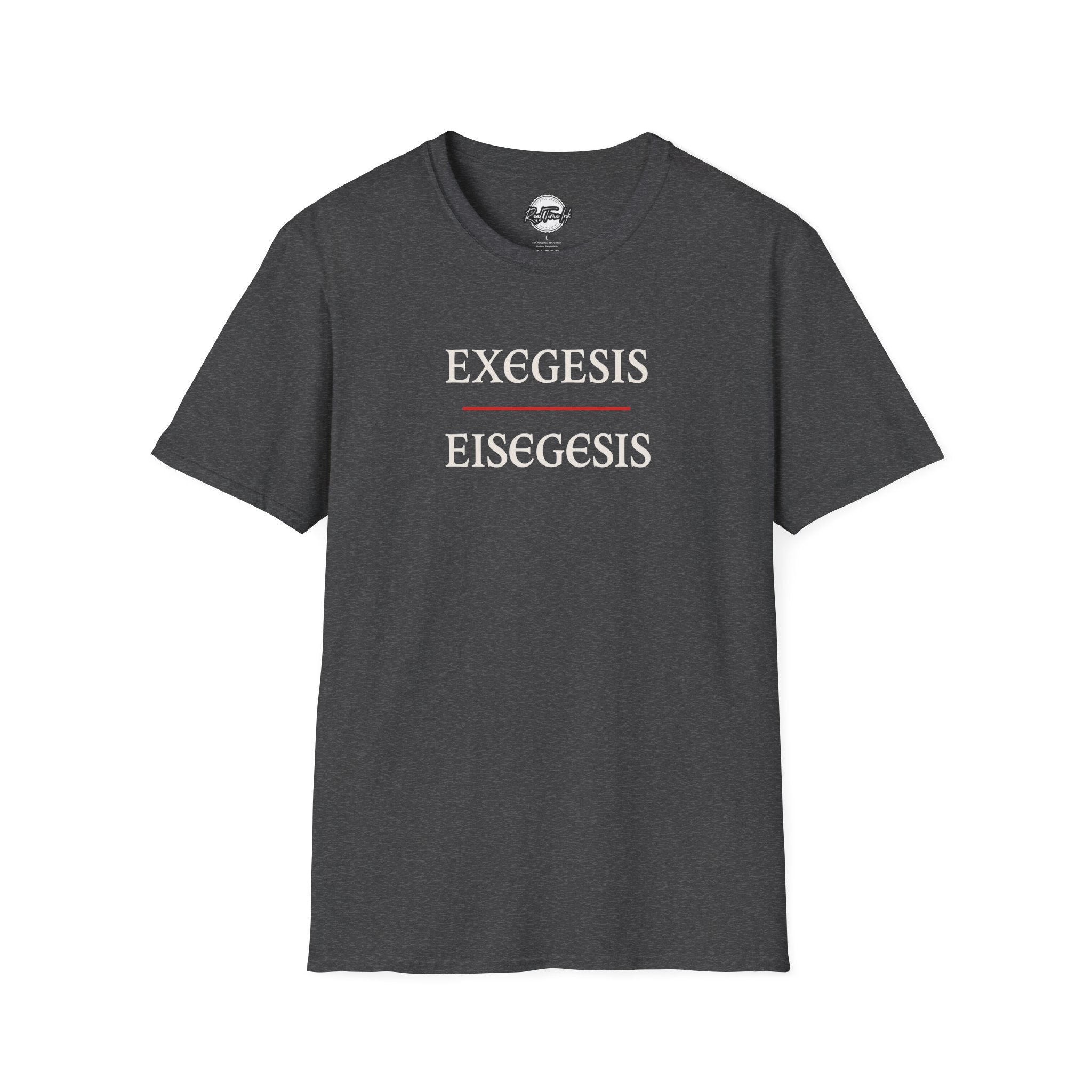 Scholarly Exegesis Tee | Unisex Casual Shirt, Philosophy Gift, Academic Wear, Literature Lover Gift, Study T-Shirt