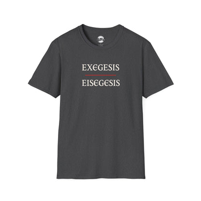 Scholarly Exegesis Tee | Unisex Casual Shirt, Philosophy Gift, Academic Wear, Literature Lover Gift, Study T-Shirt