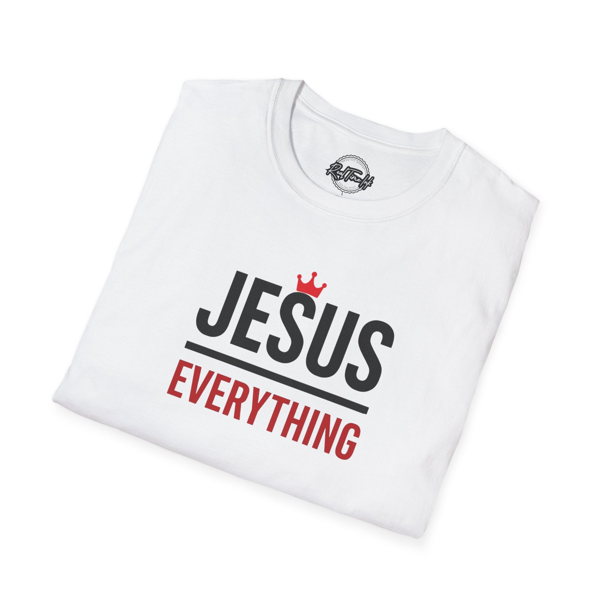 Jesus over Everything Unisex T-Shirt - Faith Inspired Apparel, Christian Gift, Casual Wear, Church Event Shirt, Inspirational Clothing
