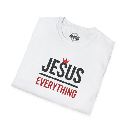 Jesus over Everything Unisex T-Shirt - Faith Inspired Apparel, Christian Gift, Casual Wear, Church Event Shirt, Inspirational Clothing