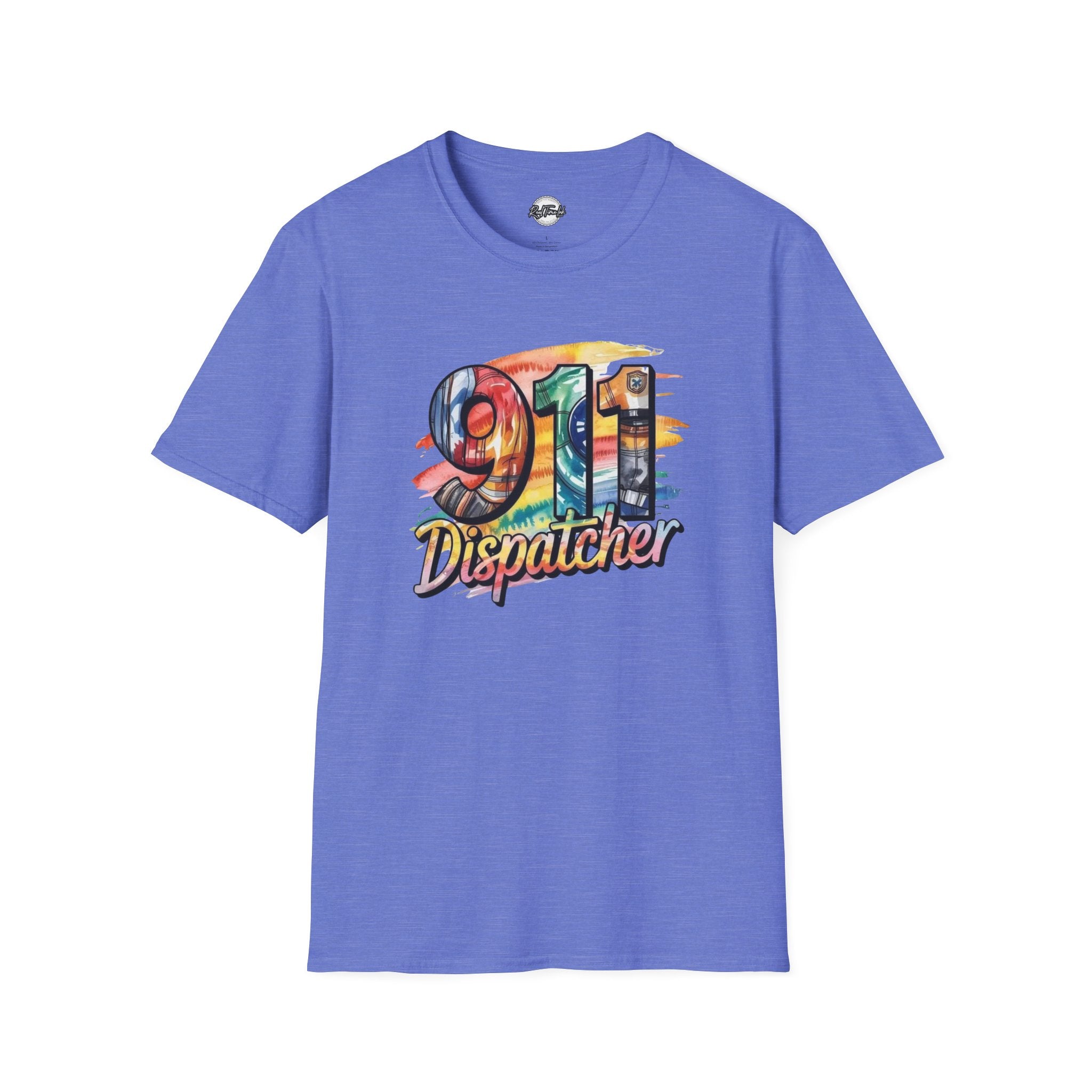 911 Dispatcher T-Shirt – Colorful Emergency Services Tribute Tee