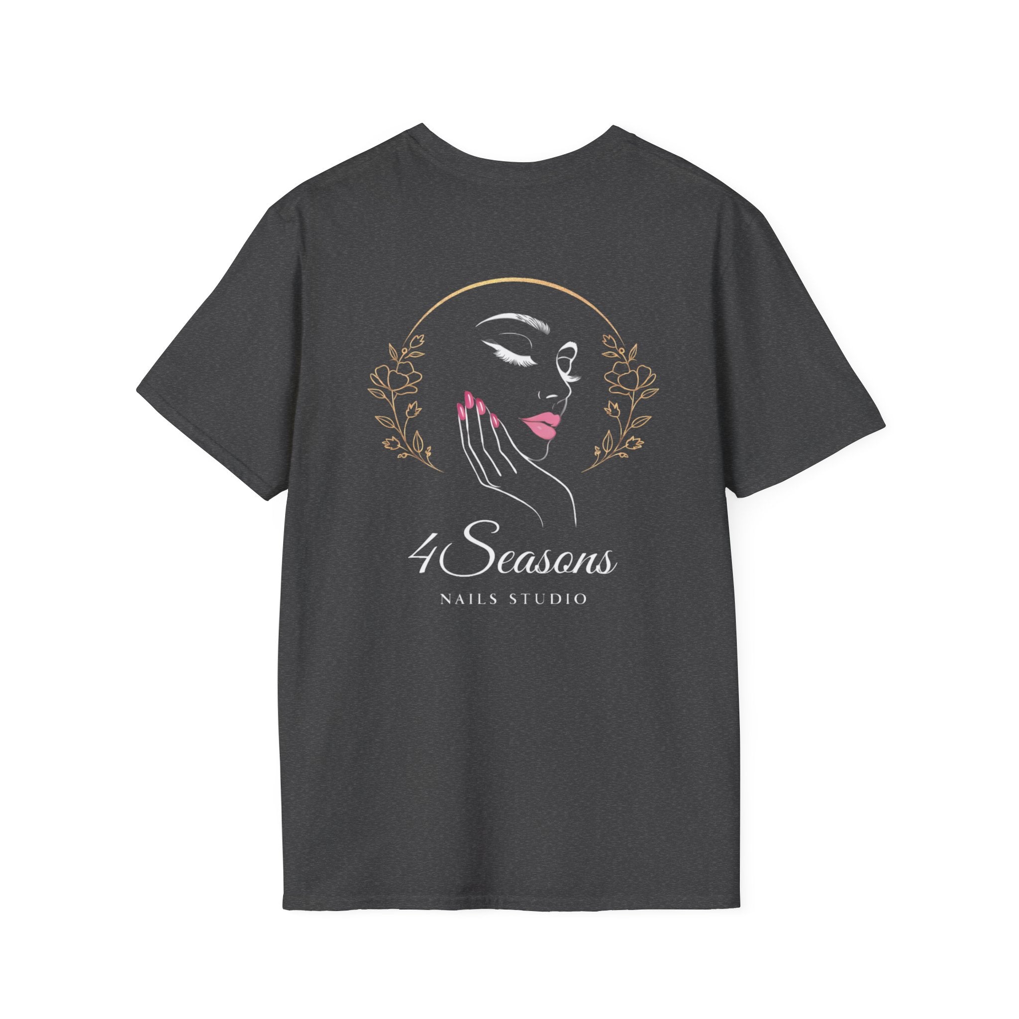 Nails Studio T-Shirt — "4 Seasons" Logo Tee (Salon Uniform)