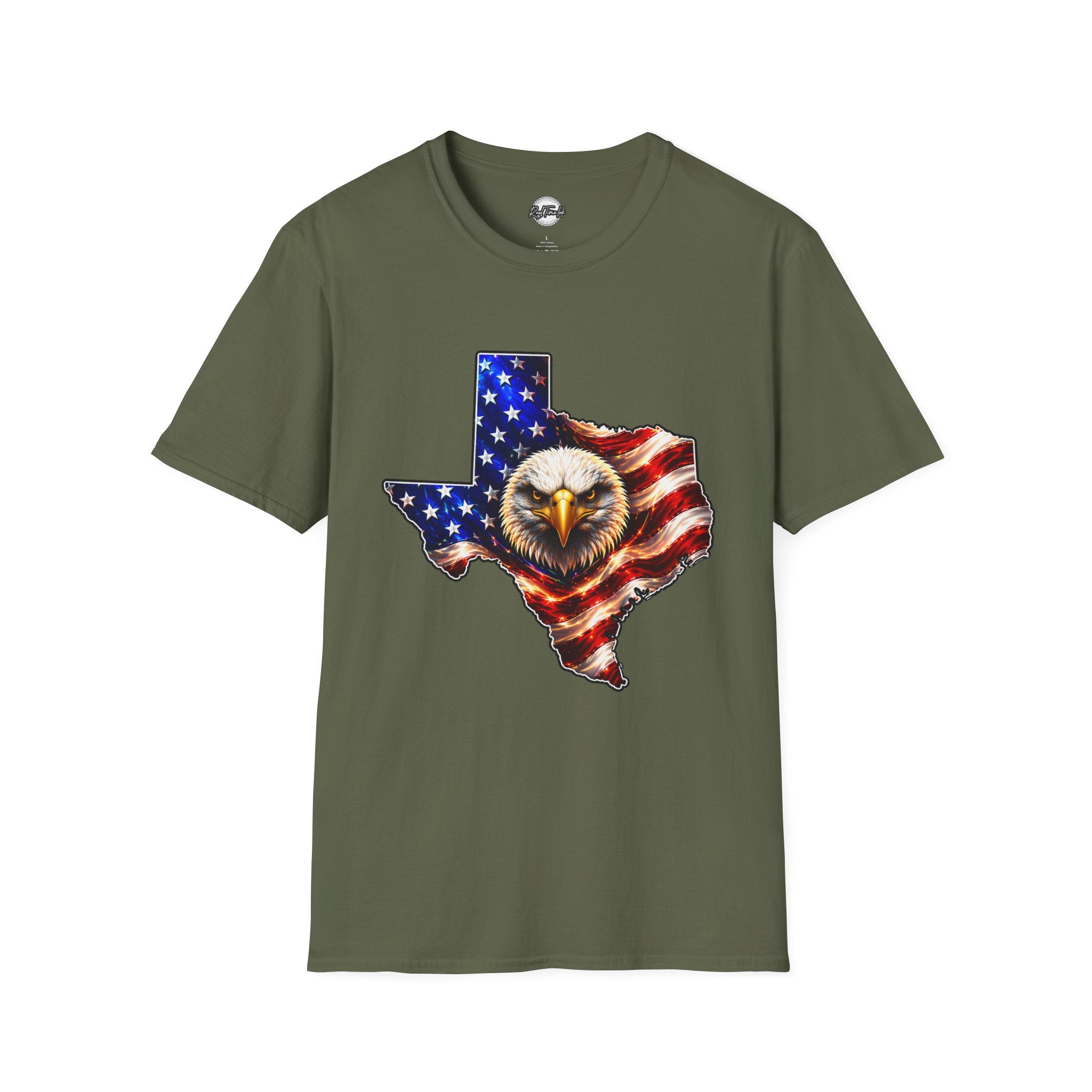 Texas American Flag Eagle T-Shirt — Patriotic Lone Star Tee