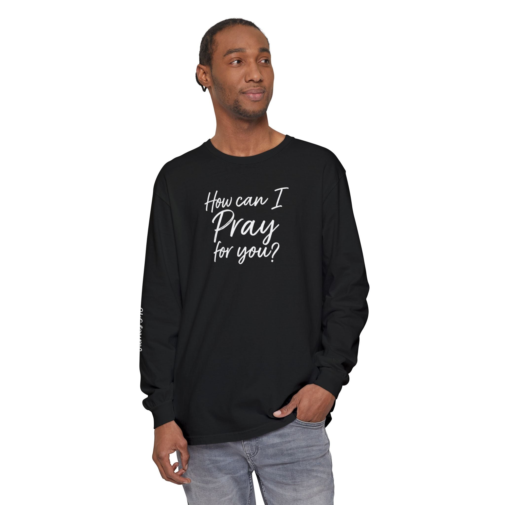Unisex Long Sleeve T-Shirt - Spiritual Comfort Tee, Prayer Shirt, Thoughtful Gift, Casual Wear, Faith-Based Fashion