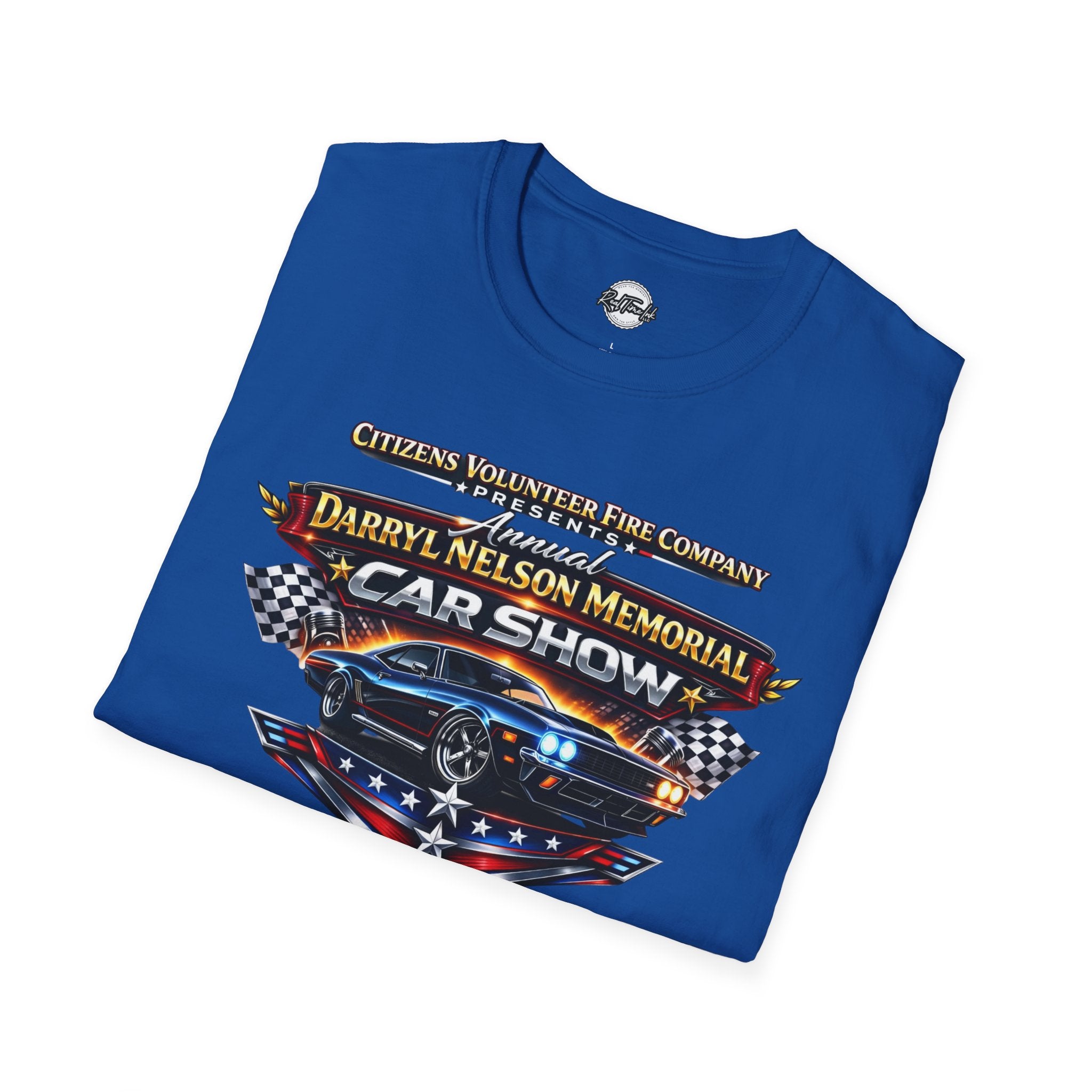 Darryl Nelson Memorial Car Show T-Shirt – Classic Muscle Car Graphic