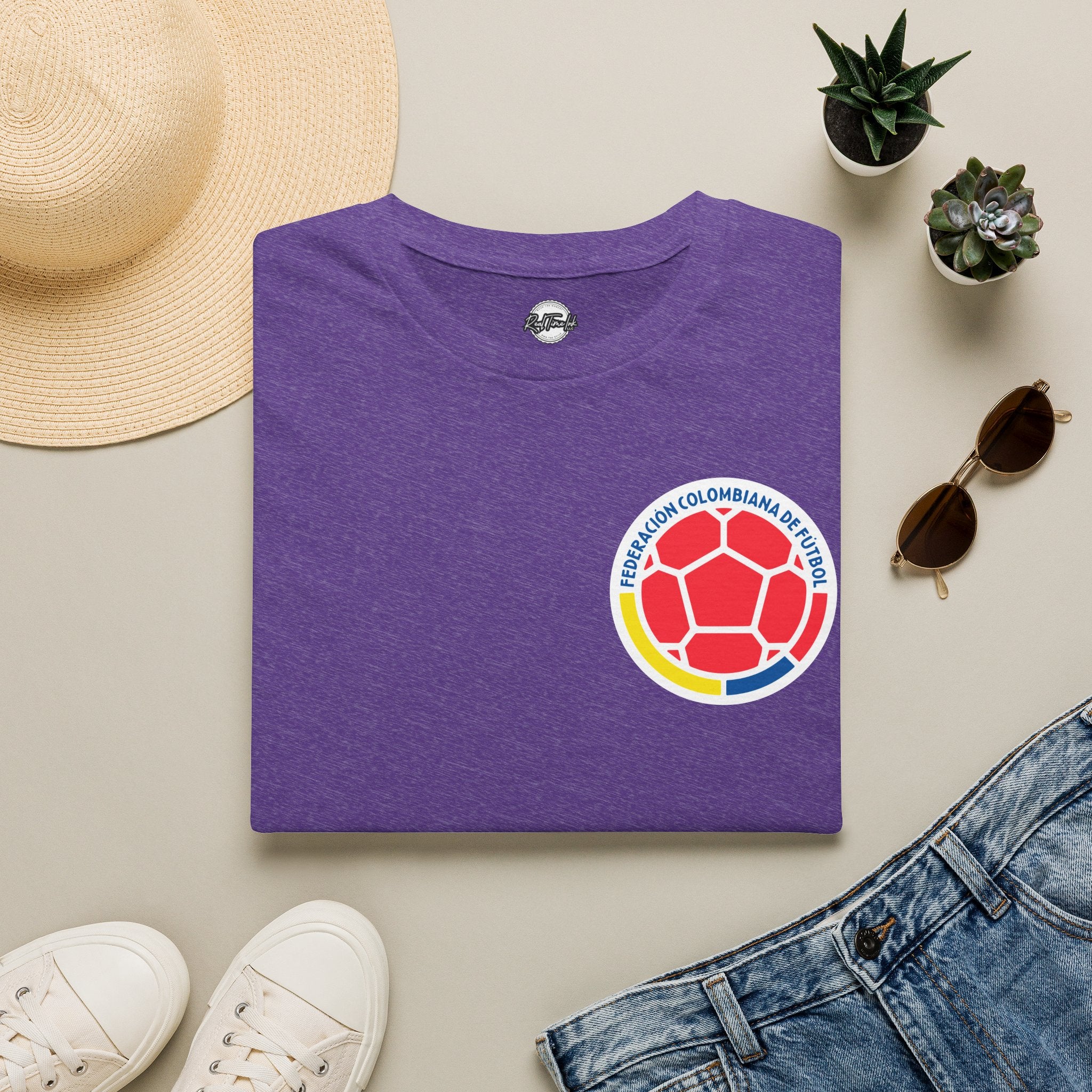T-Shirt — Colombian Football Emblem Tee (Federación Colombiana de Fútbol)