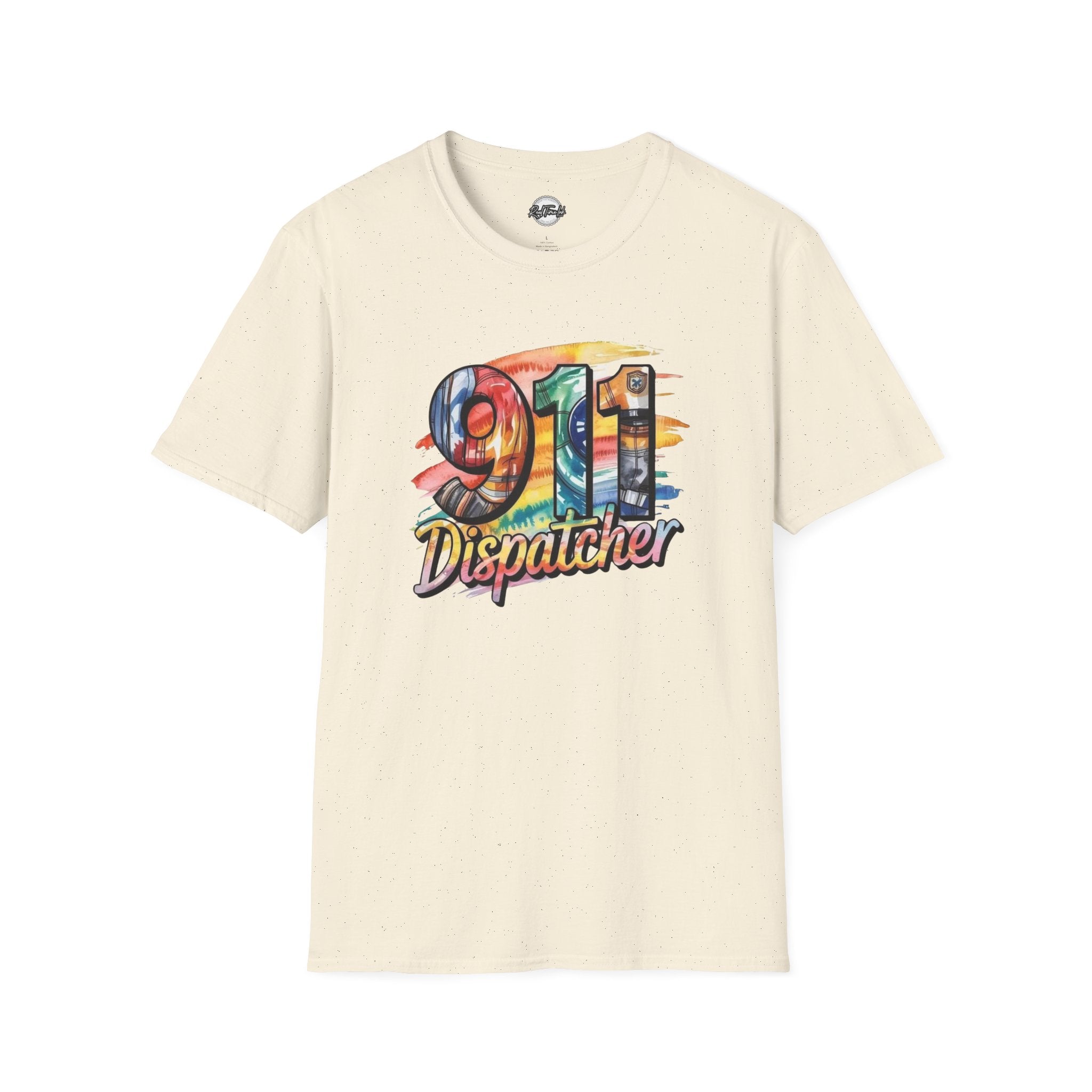 911 Dispatcher T-Shirt – Colorful Emergency Services Tribute Tee