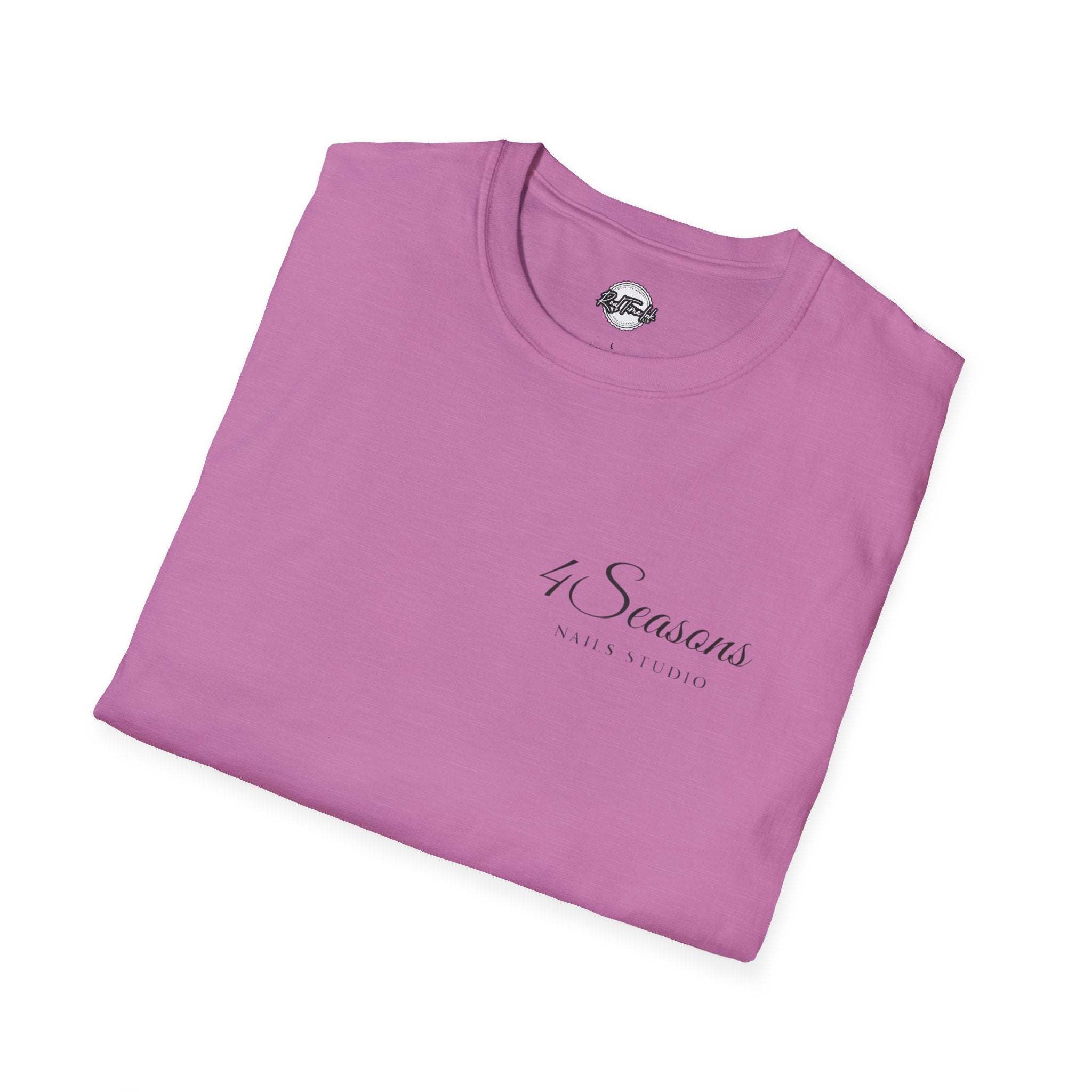 4 Seasons Nail Studio T-Shirt — Minimal Nail Salon Graphic Tee