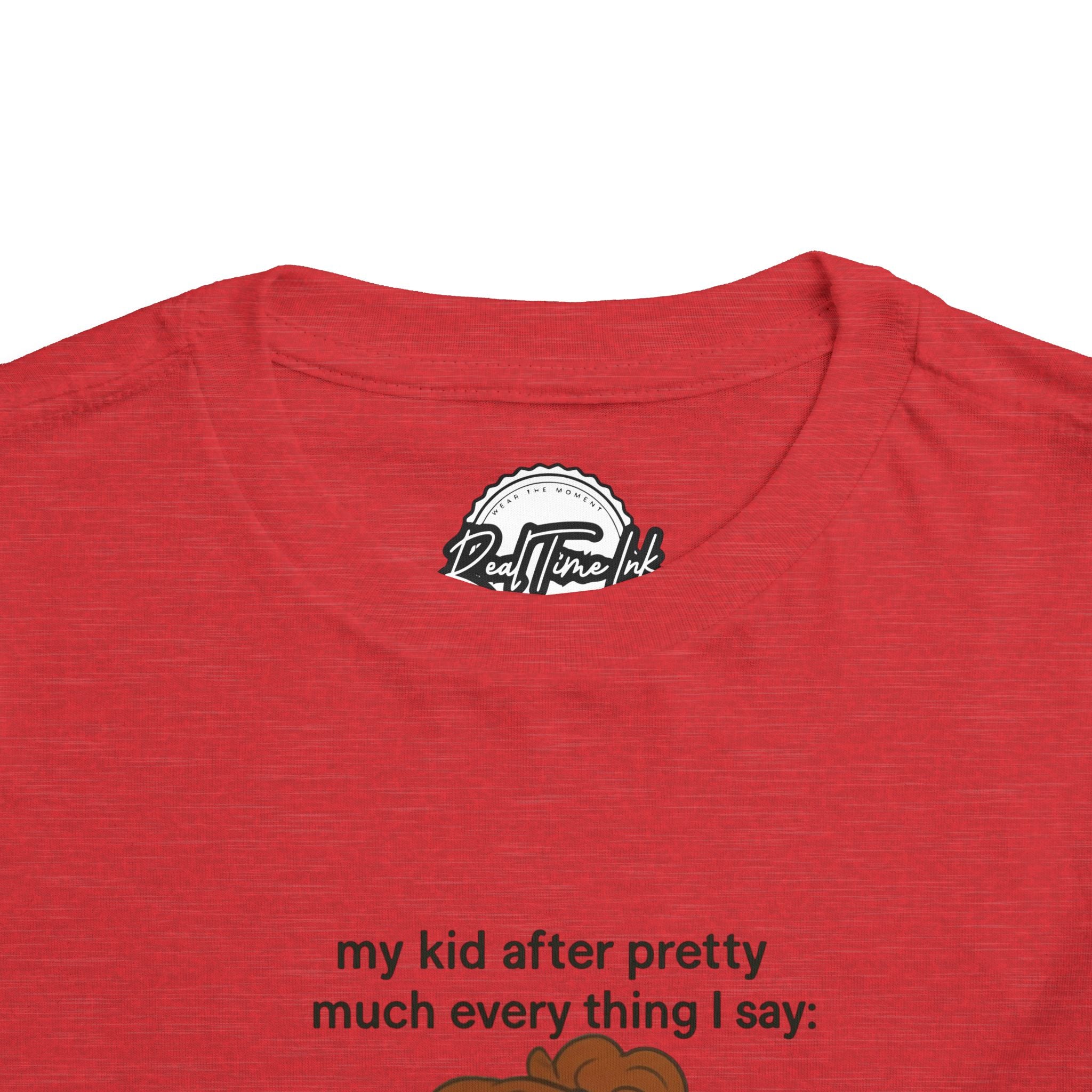 Whimsical Toddler Tee - "WHHHAAATTT??" Fun Kids T-Shirt, Playful Gift, Birthday, Everyday Wear, Humor Clothing