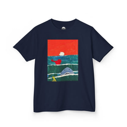 Kids Ocean Adventure Tee - Fun Shark and Whale Design