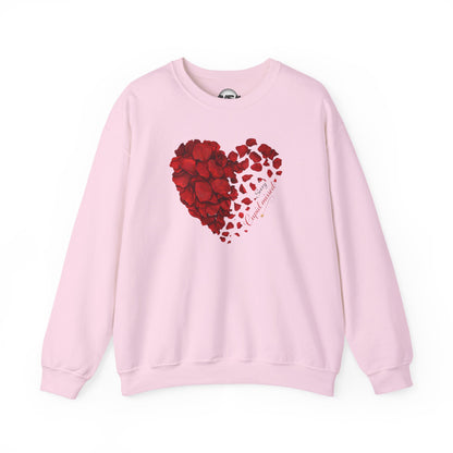 Sorry Cupid Missed Crewneck Sweatshirt — Funny Anti-Valentine Graphic Sweatshirt