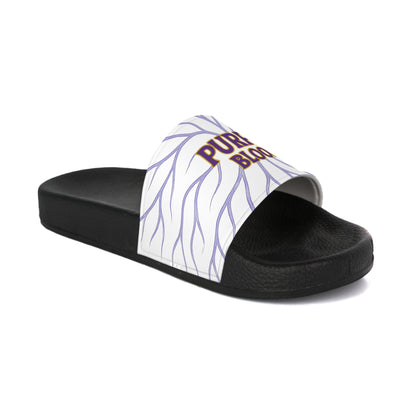 Slide Sandals - Purple Blood Design