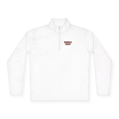Quarter-Zip Pullover - Purple Blood Design