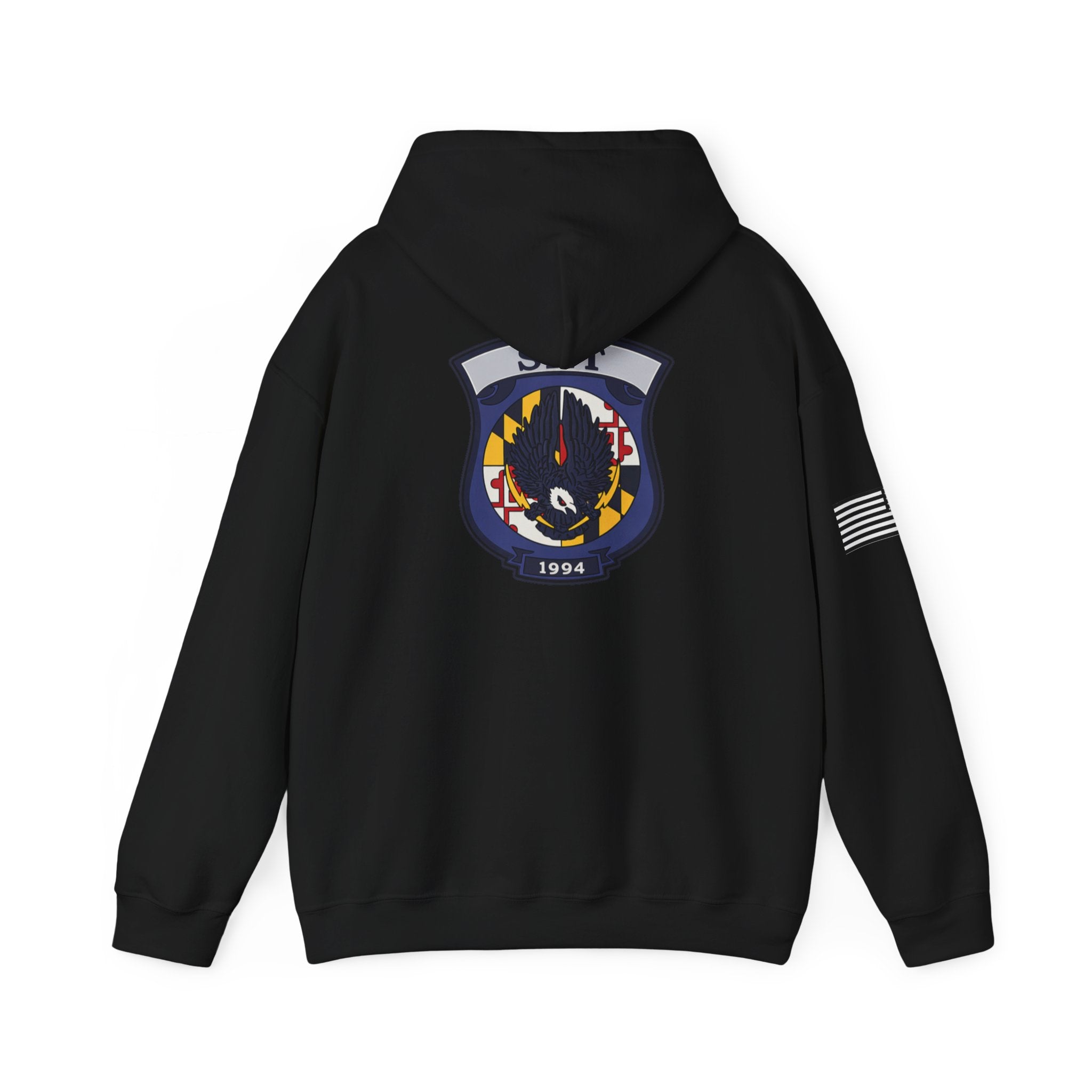 Level 2 SRT Hoodie — Firewatch Crest Graphic Hooded Sweatshirt