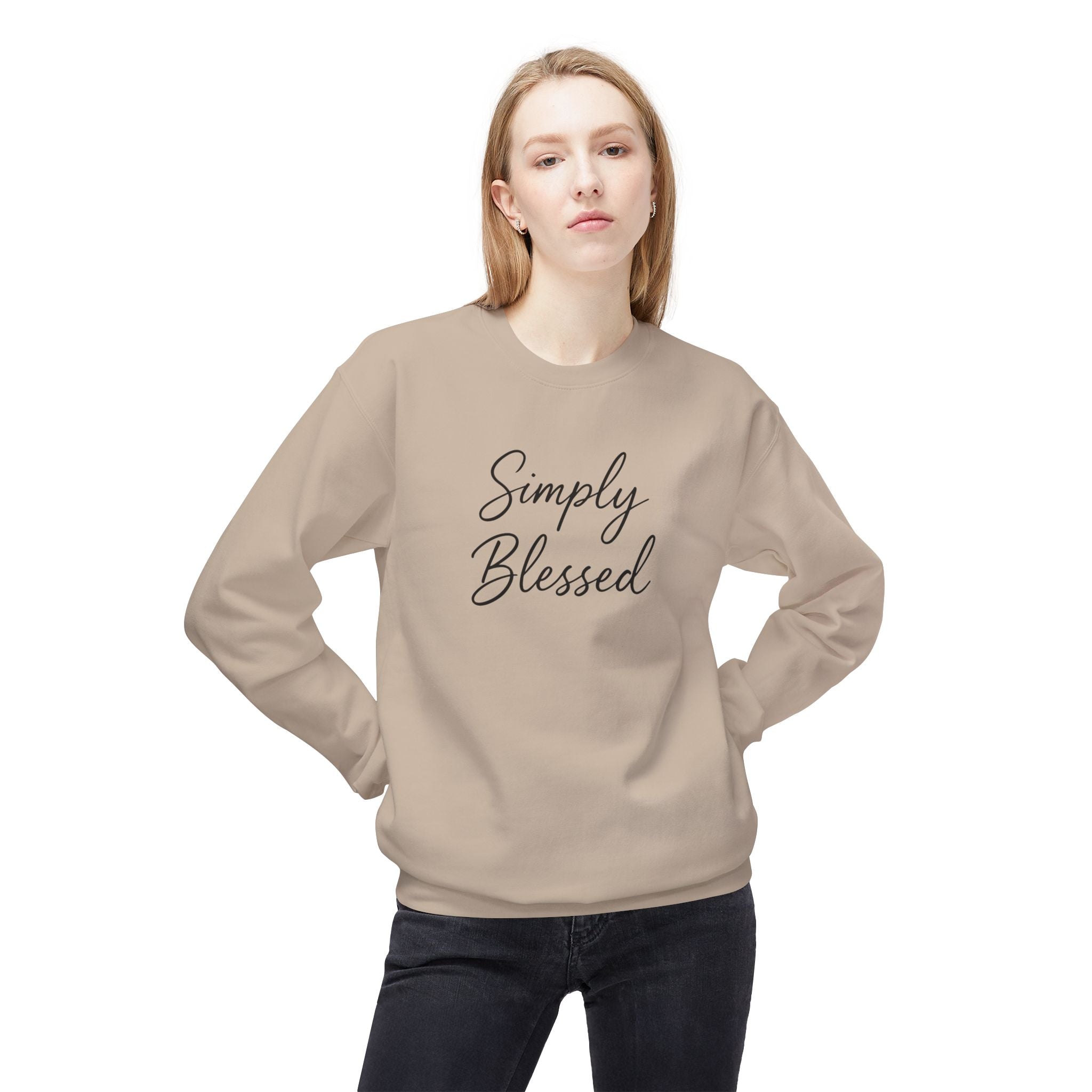 Simply Blessed Unisex Crewneck Sweatshirt