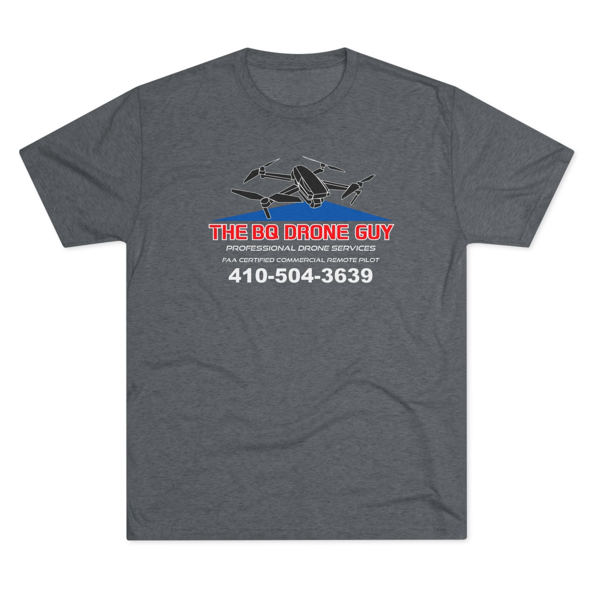 The BQ Drone guy Drone Service T‑Shirt — “The BG Drone Guy” Logo & Phone Number