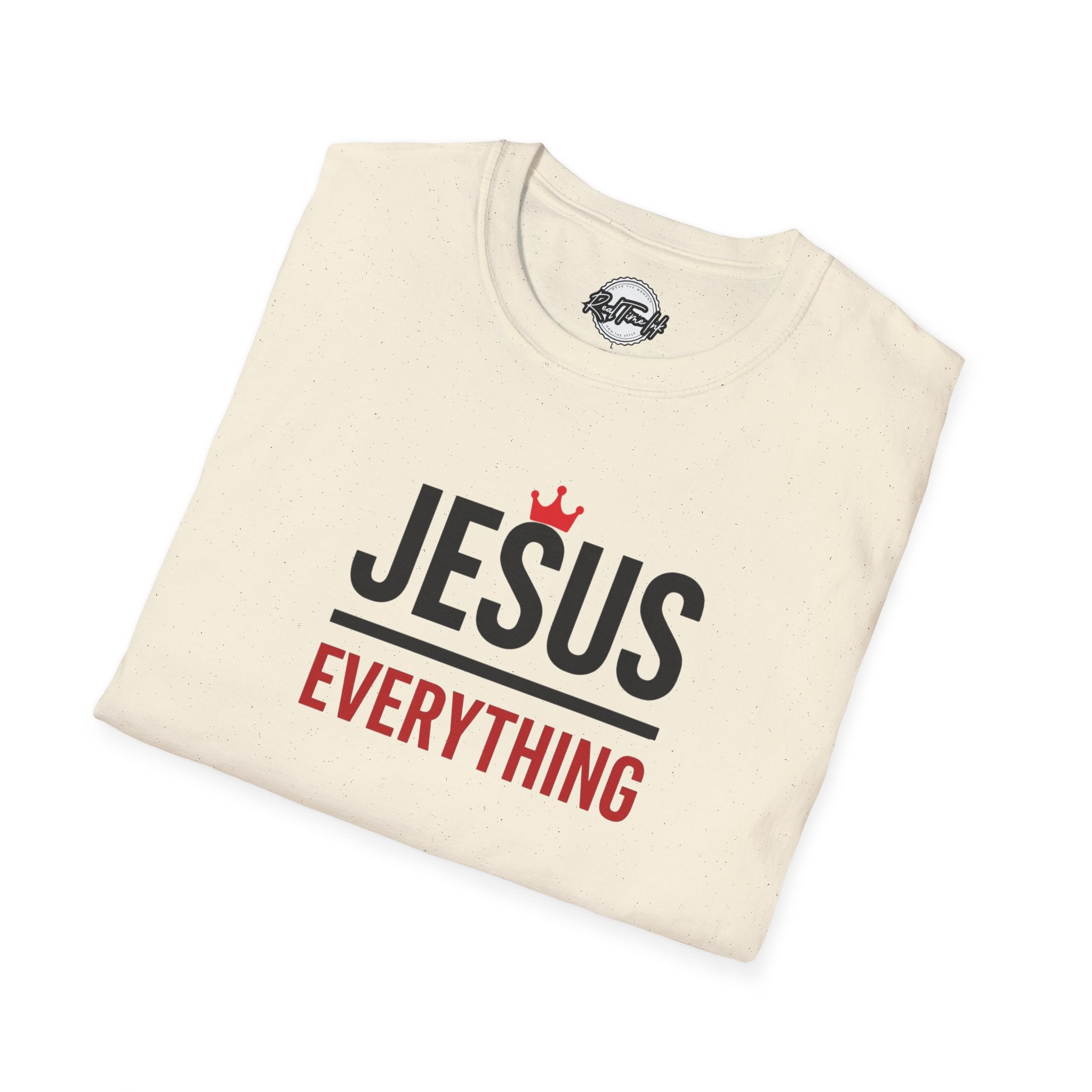 Jesus over Everything Unisex T-Shirt - Faith Inspired Apparel, Christian Gift, Casual Wear, Church Event Shirt, Inspirational Clothing