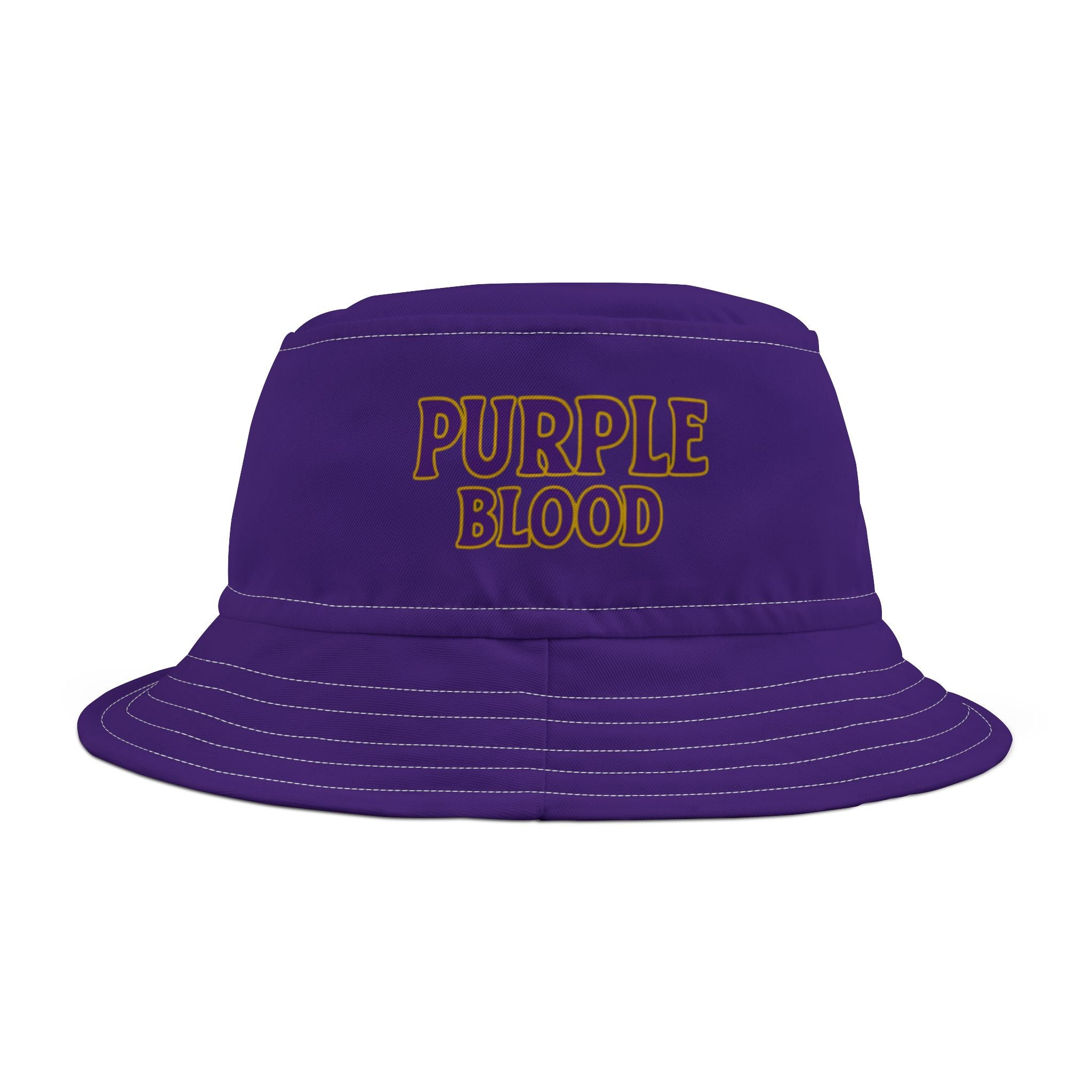 Purple Blood Bucket Hat, Trendy Sun Hat, Summer Accessories, Gift for Her, Festival Fashion
