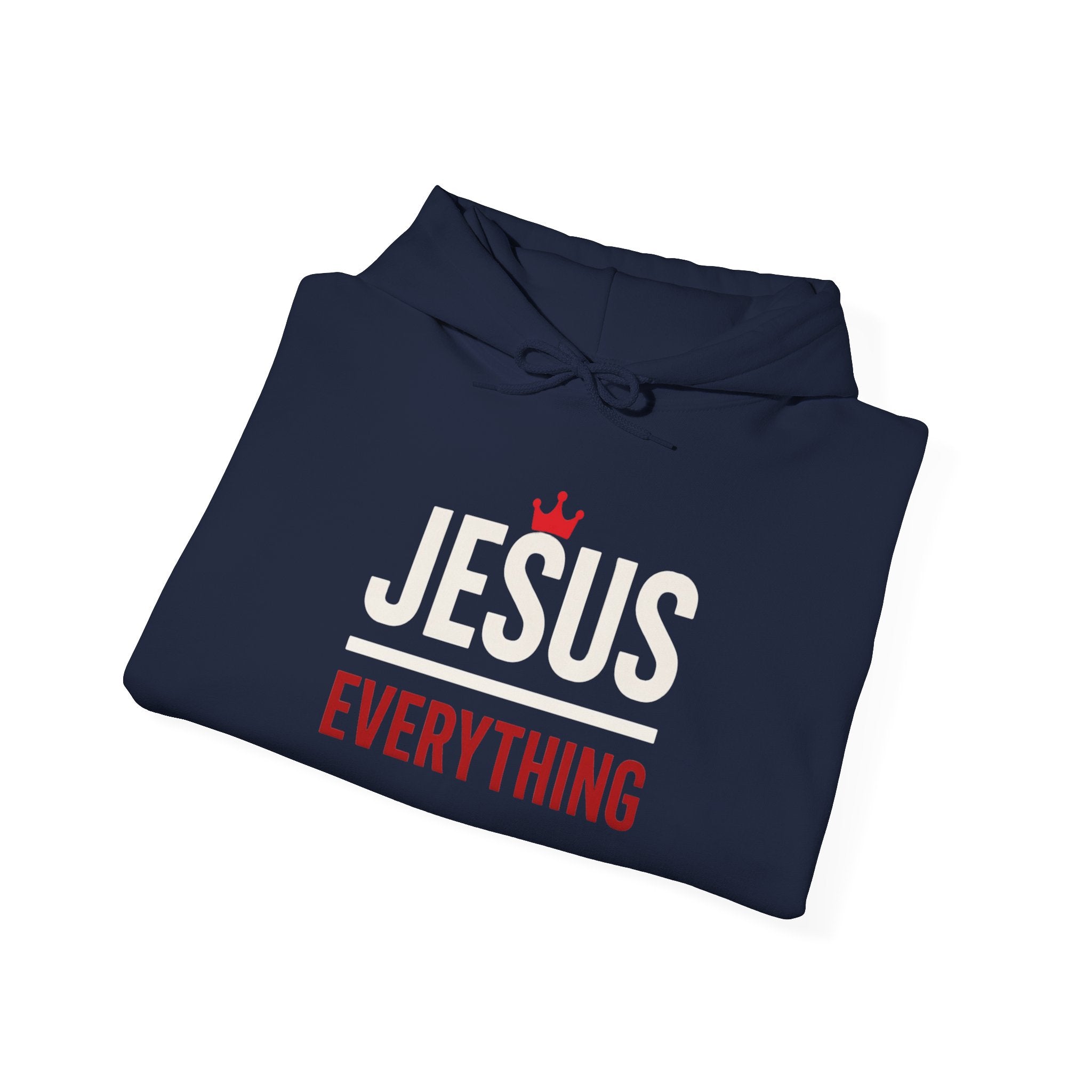 Religious Hoodie - Jesus Over Everything Design