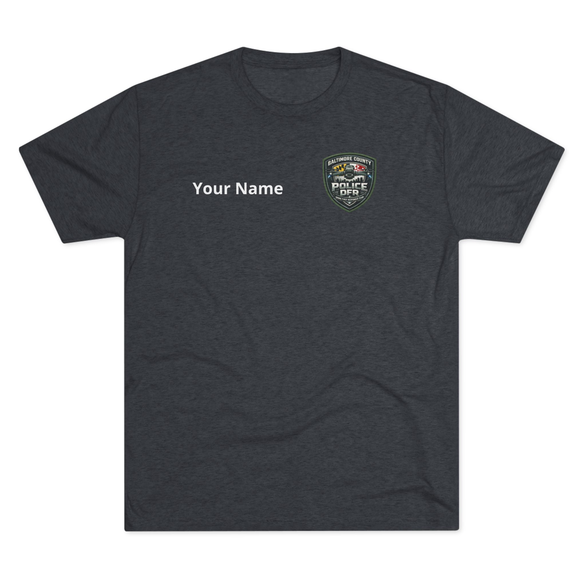 Baltimore County Police Badge Tee — DFR Honor Squad Short-Sleeve Shirt
