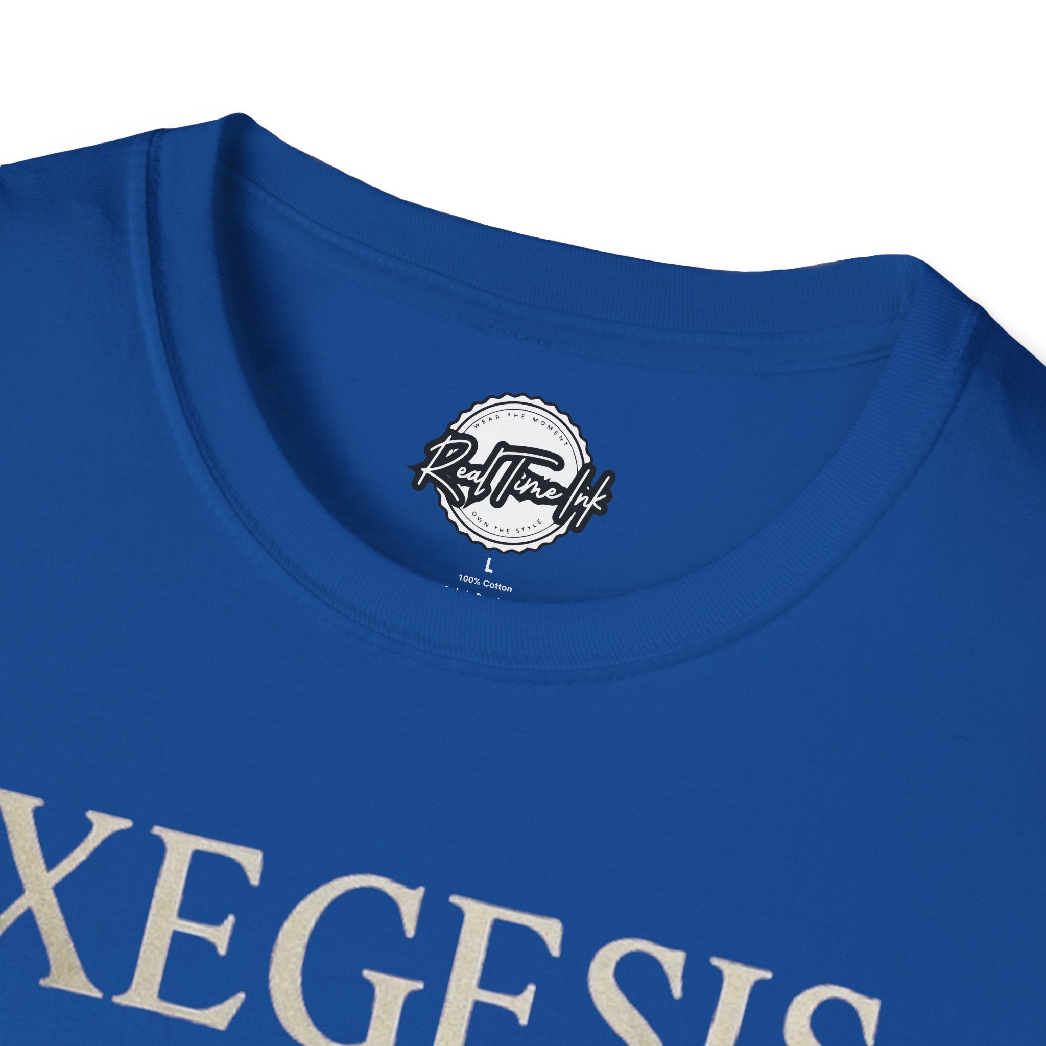 EXEGESIS Life Unisex Softstyle T-Shirt | Comfortable Casual Wear, Perfect for Everyday, Gift for Theology Enthusiasts, Church Events, [...]