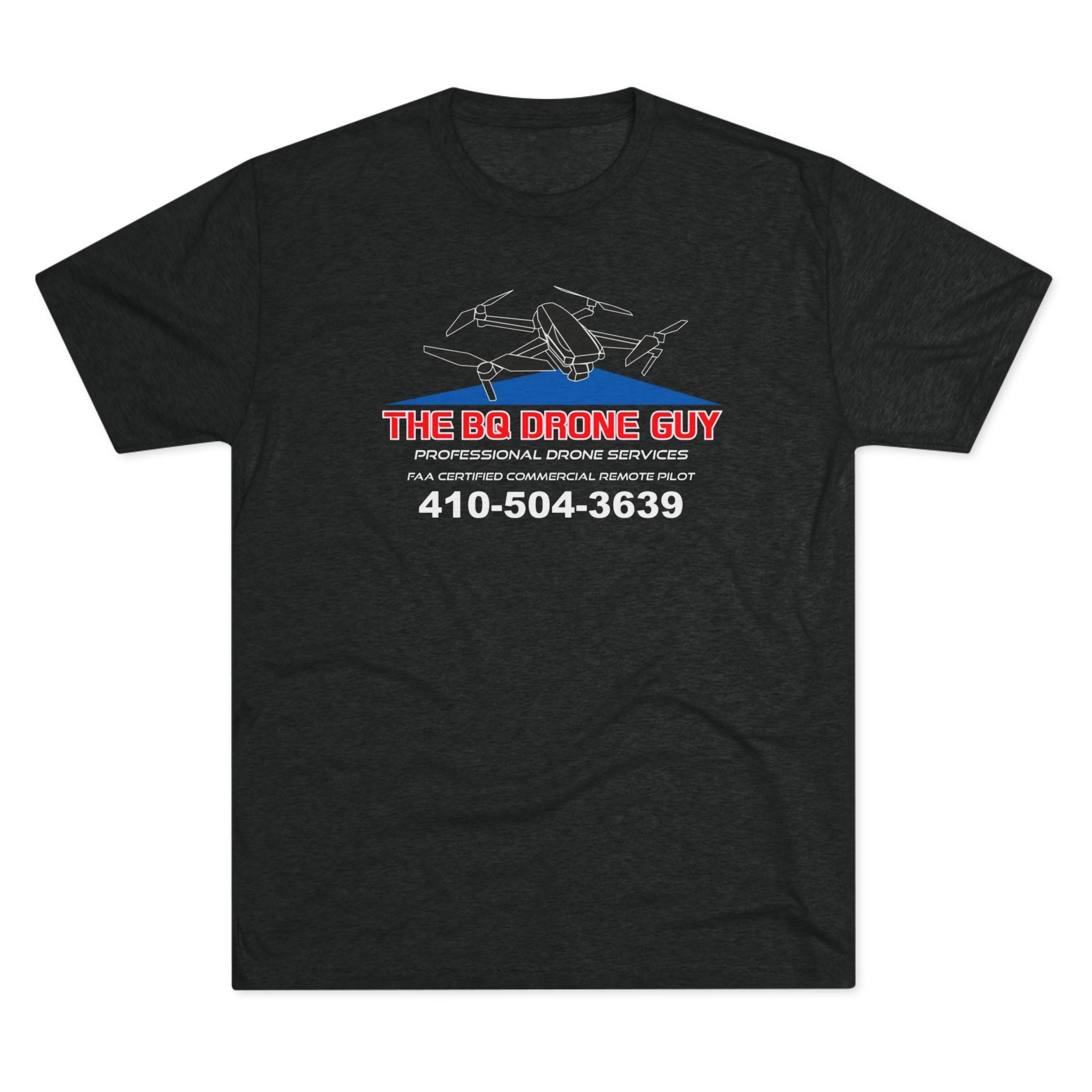 The BQ Drone guy Drone Service T‑Shirt — “The BG Drone Guy” Logo & Phone Number