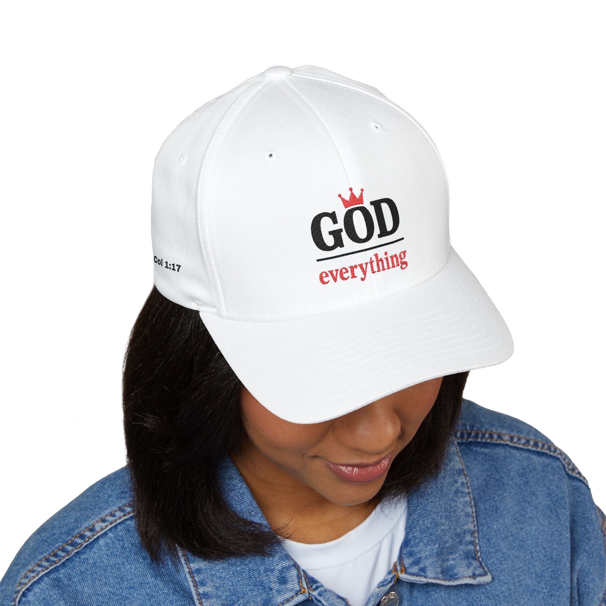 Embroidered Cap - God over Everything Design