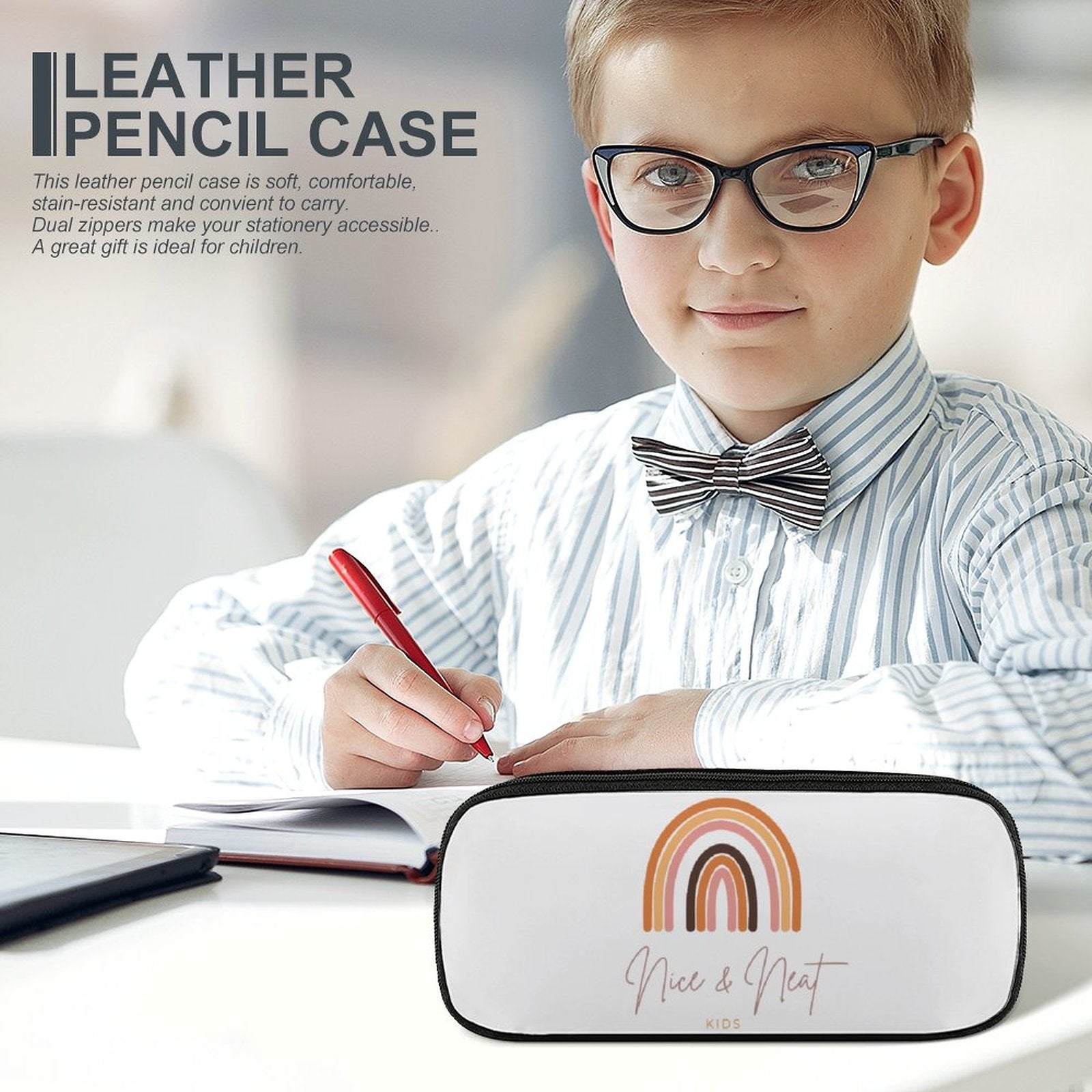 Nice & Neat Leather Pencil Case