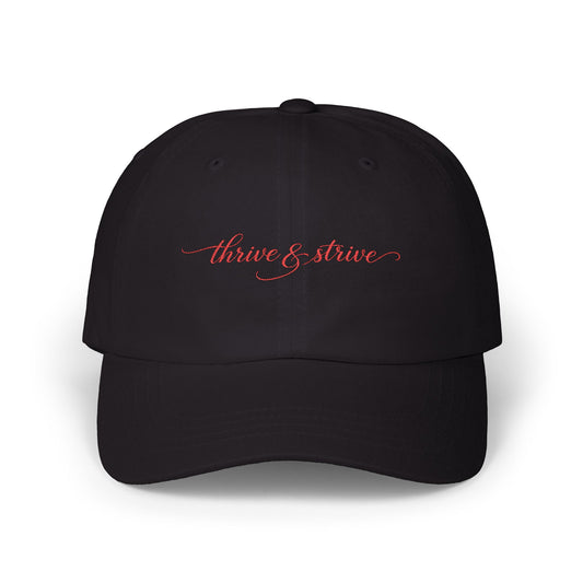 Thrive & Strive Dad Cap — Embroidered Inspirational Baseball Hat