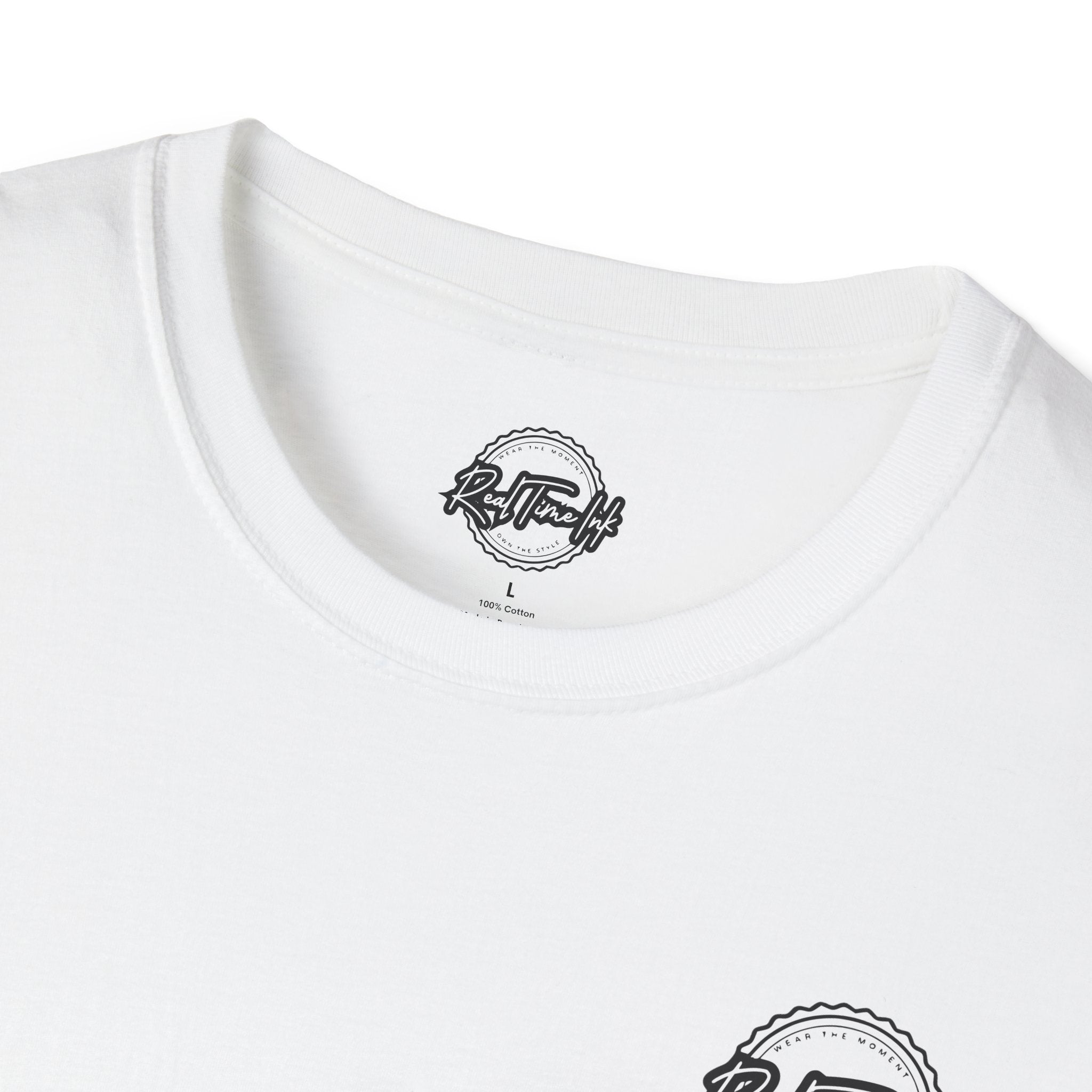 RealTimeInk Graphic T-Shirt — Modern Tech Logo Tee