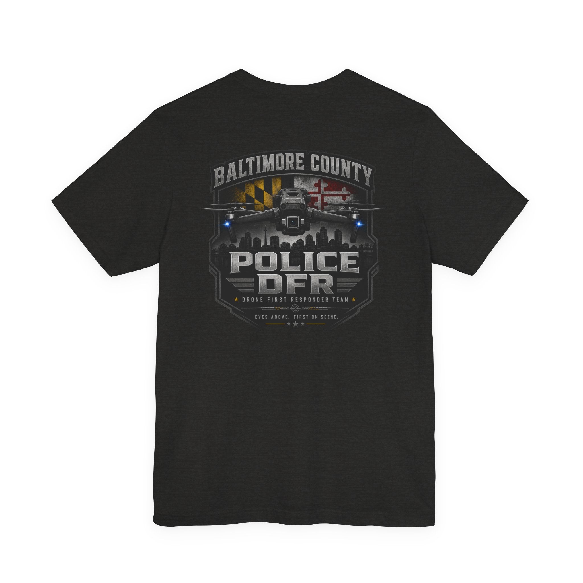Police D.F.R. Baltimore County T-Shirt — Law Enforcement Support Tee