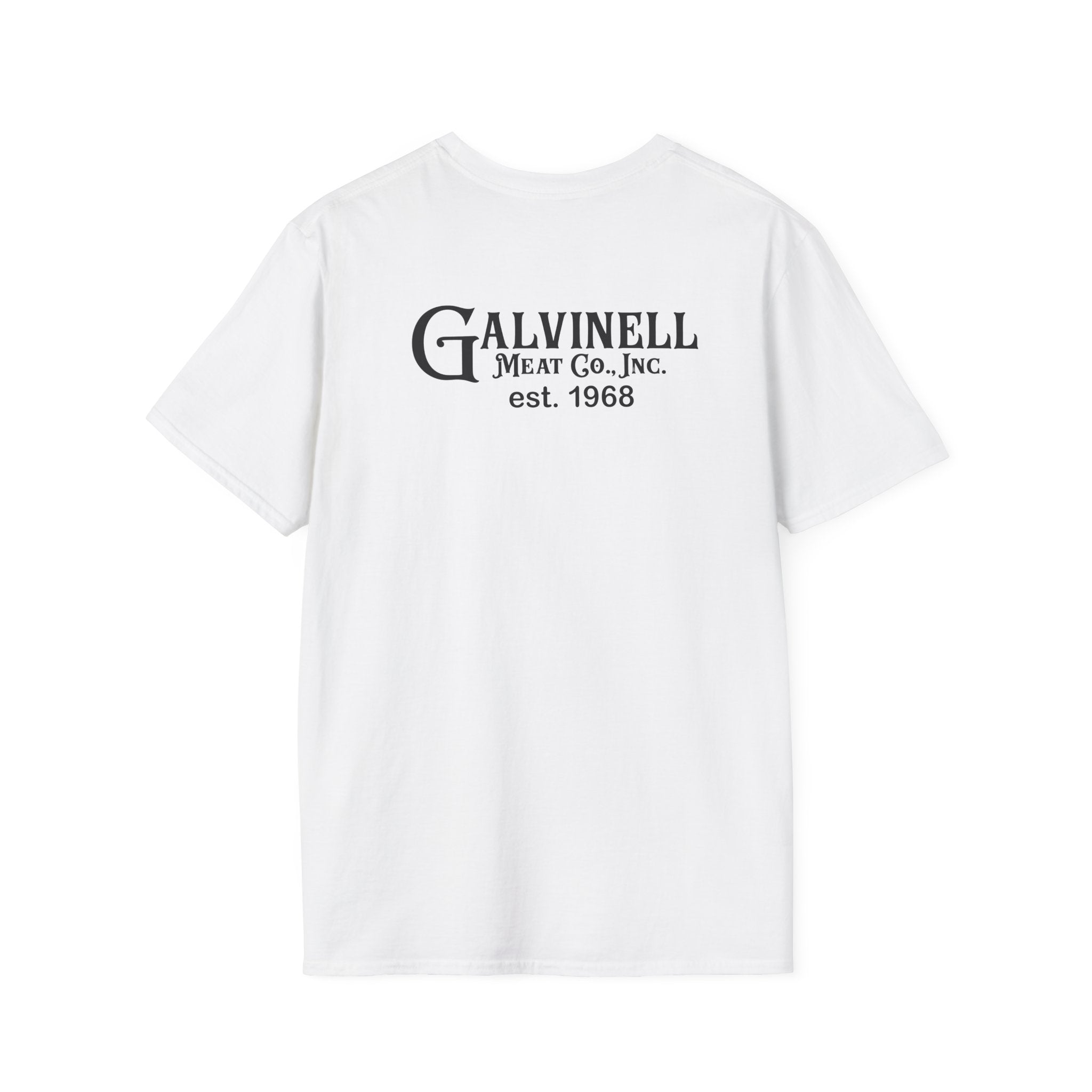 Galvinell Meat Co. Logo T-Shirt — Retro Butcher Shop Tee