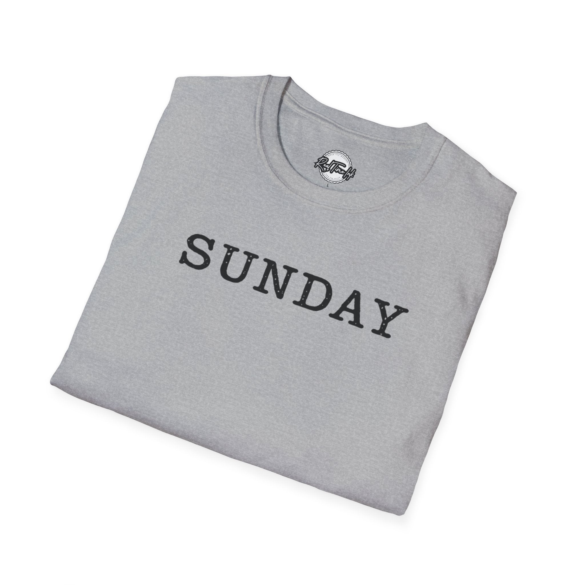 Sunday Graphic T-Shirt — Minimalist Weekend Tee