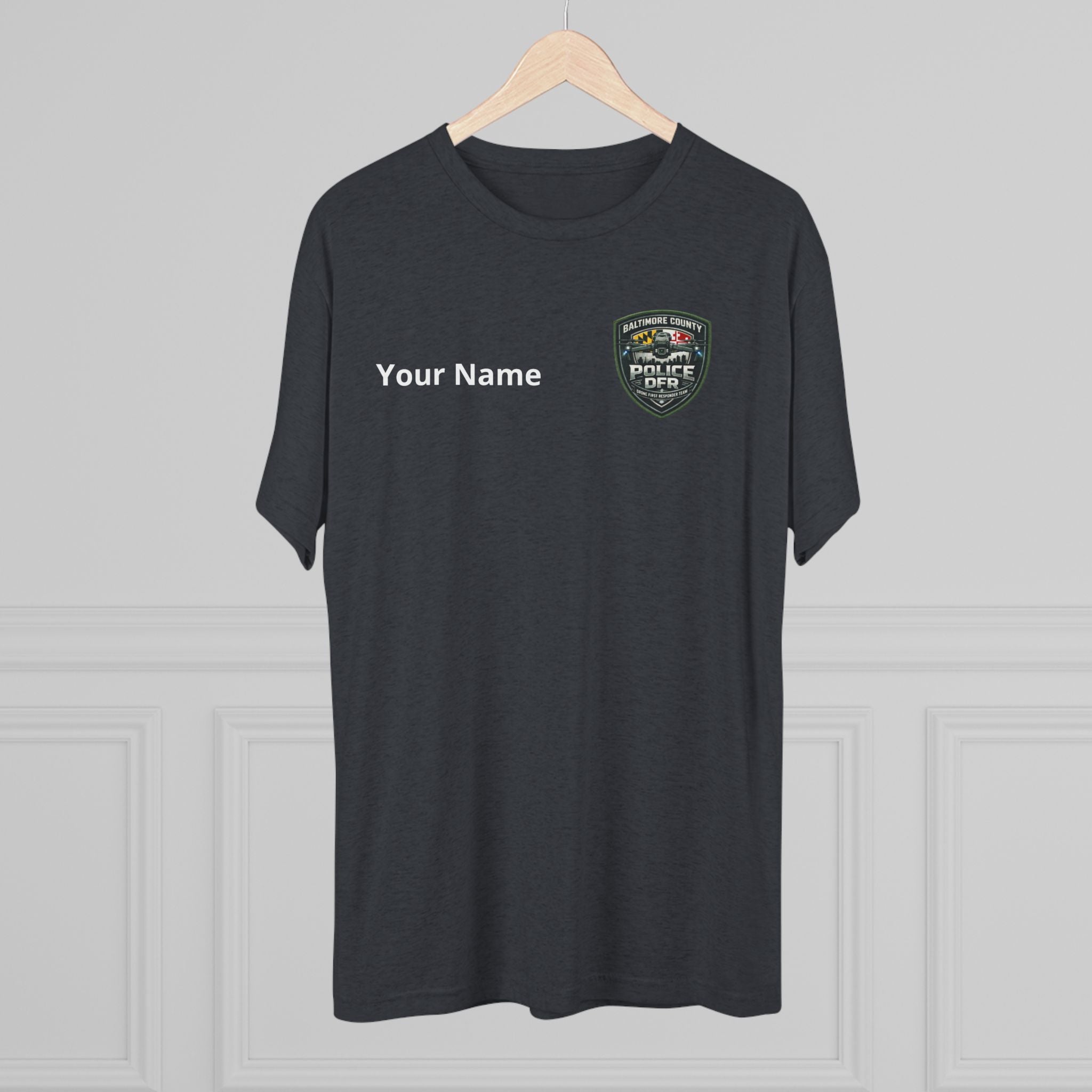Baltimore County Police Badge Tee — DFR Honor Squad Short-Sleeve Shirt
