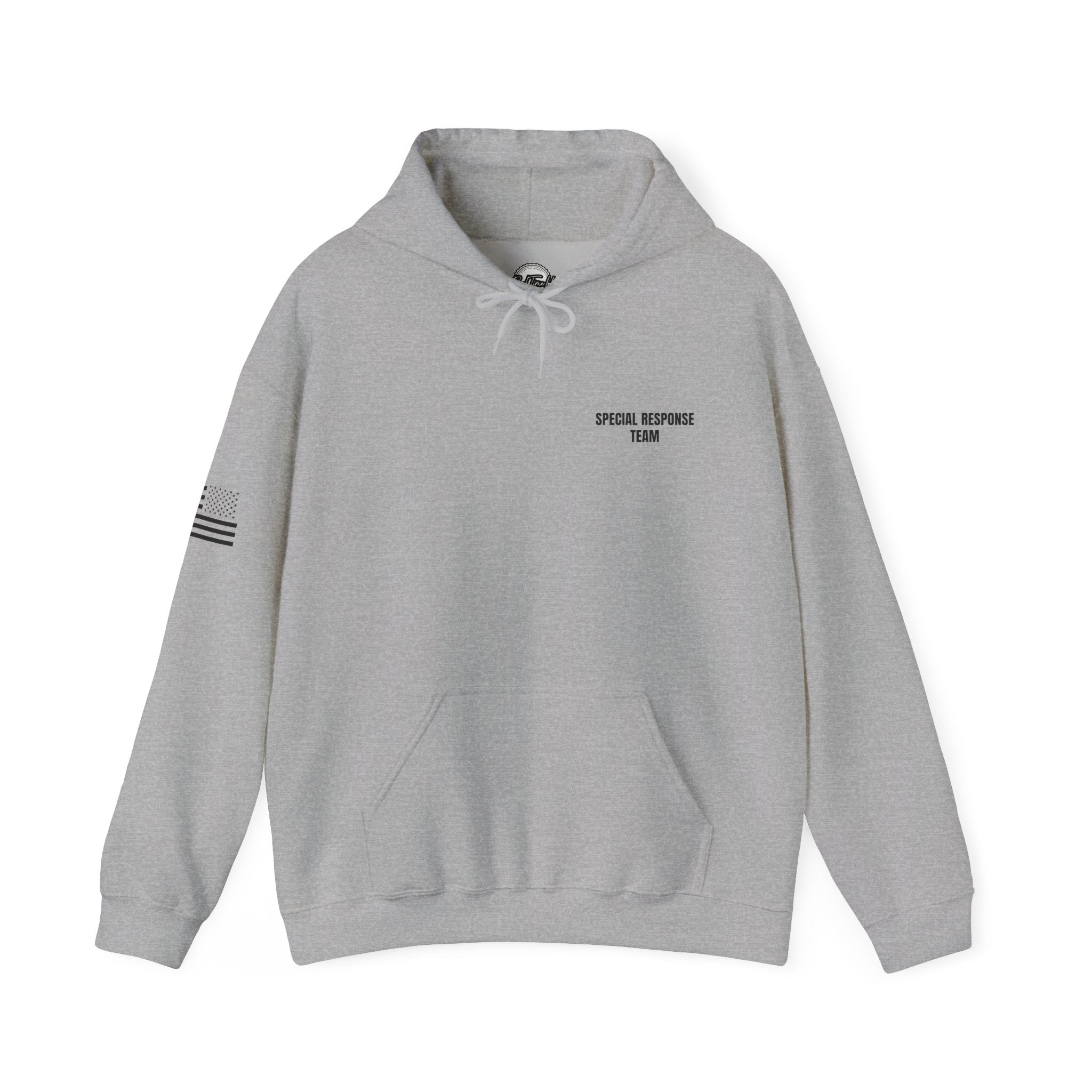 Level 2 SRT Hoodie — Firewatch Crest Graphic Hooded Sweatshirt