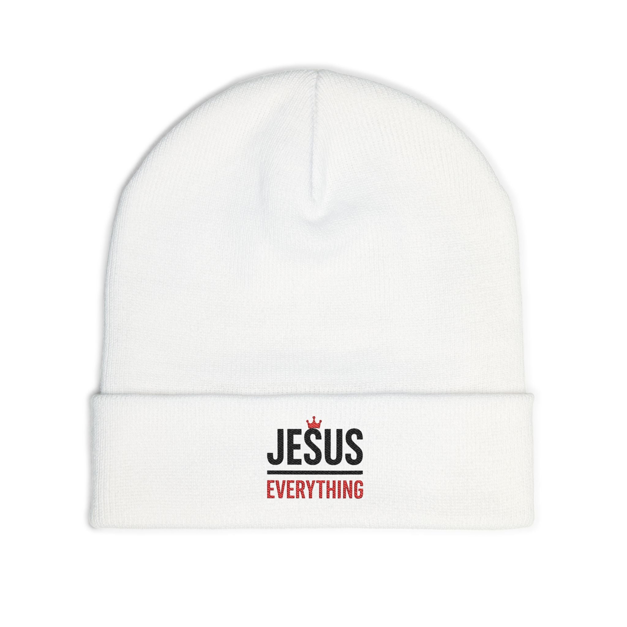 Embroidered Beanie - Jesus over Everything