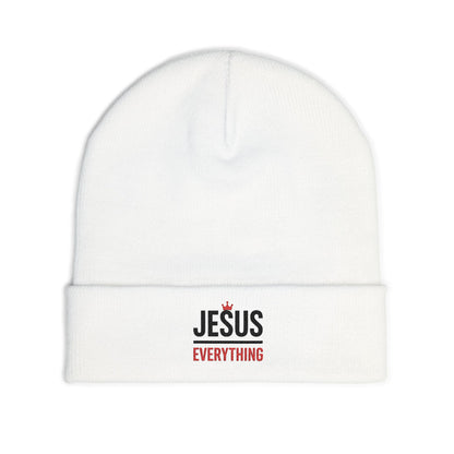 Embroidered Beanie - Jesus over Everything