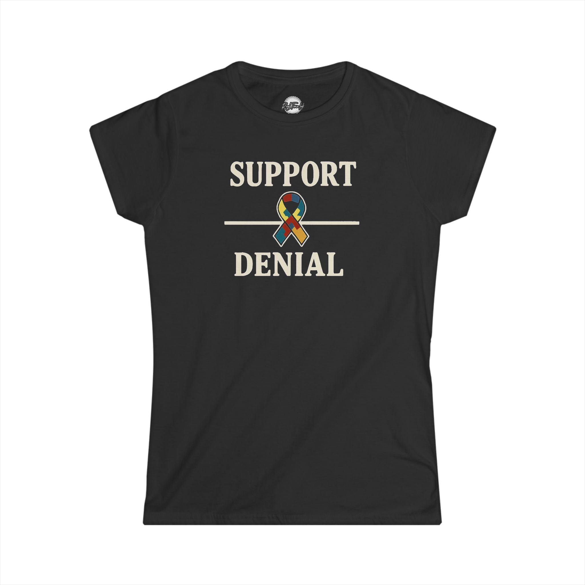 Support Over Denial Autism Awareness Women's Tee