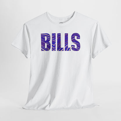 Buffalo Bills Unisex Heavy Cotton Tee, Graphic Shirt for Sports Fans, Casual Wear, Gifting for Game Day, Unique Apparel, Birthday Gift