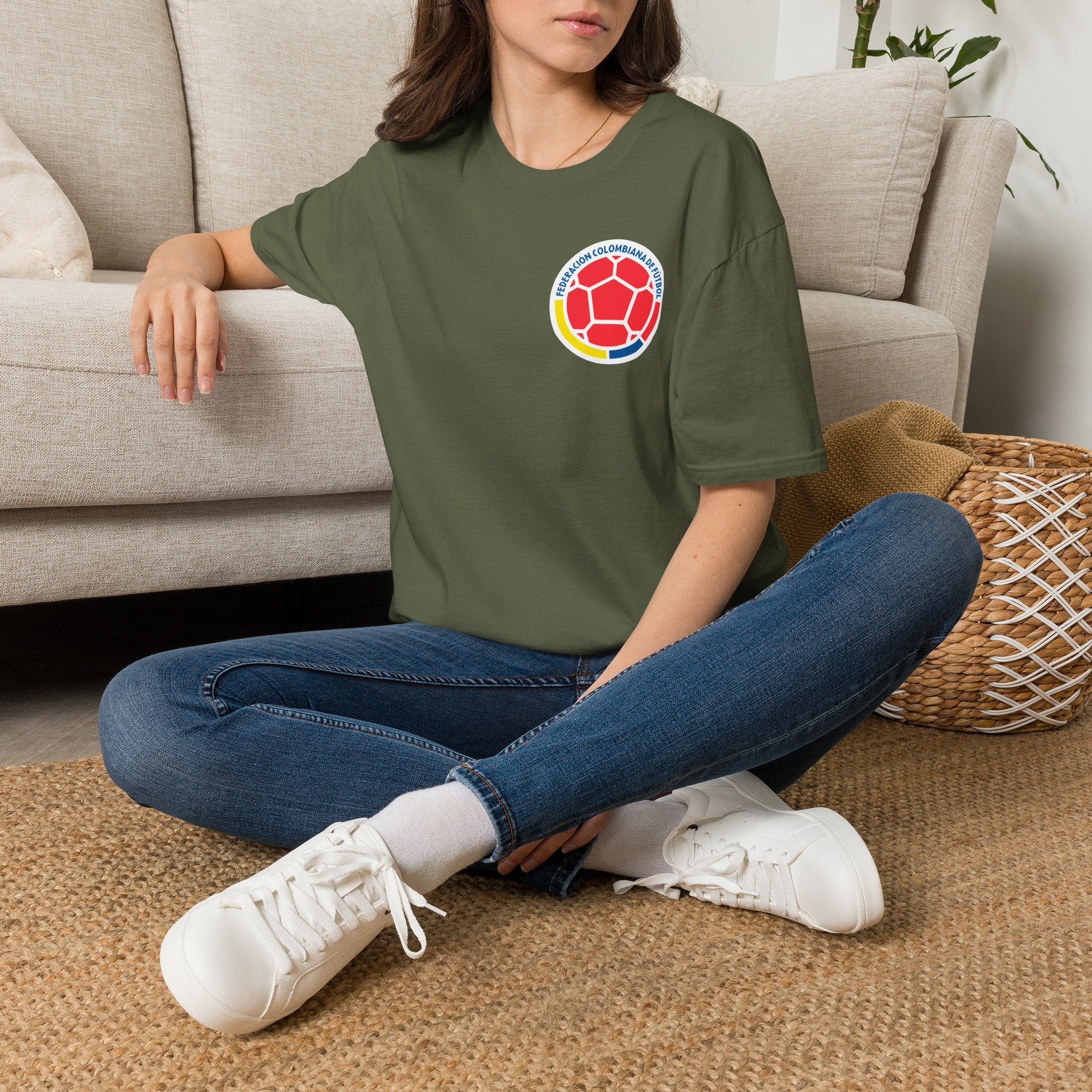 T-Shirt — Colombian Football Emblem Tee (Federación Colombiana de Fútbol)